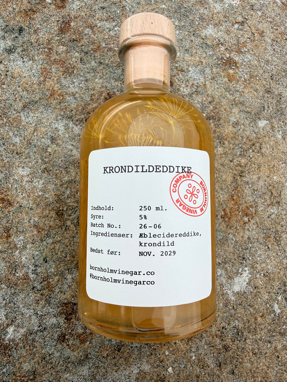 BORNHOLM VINEGAR COMPANY - KRONDILLSVINÄGER 250 ml.