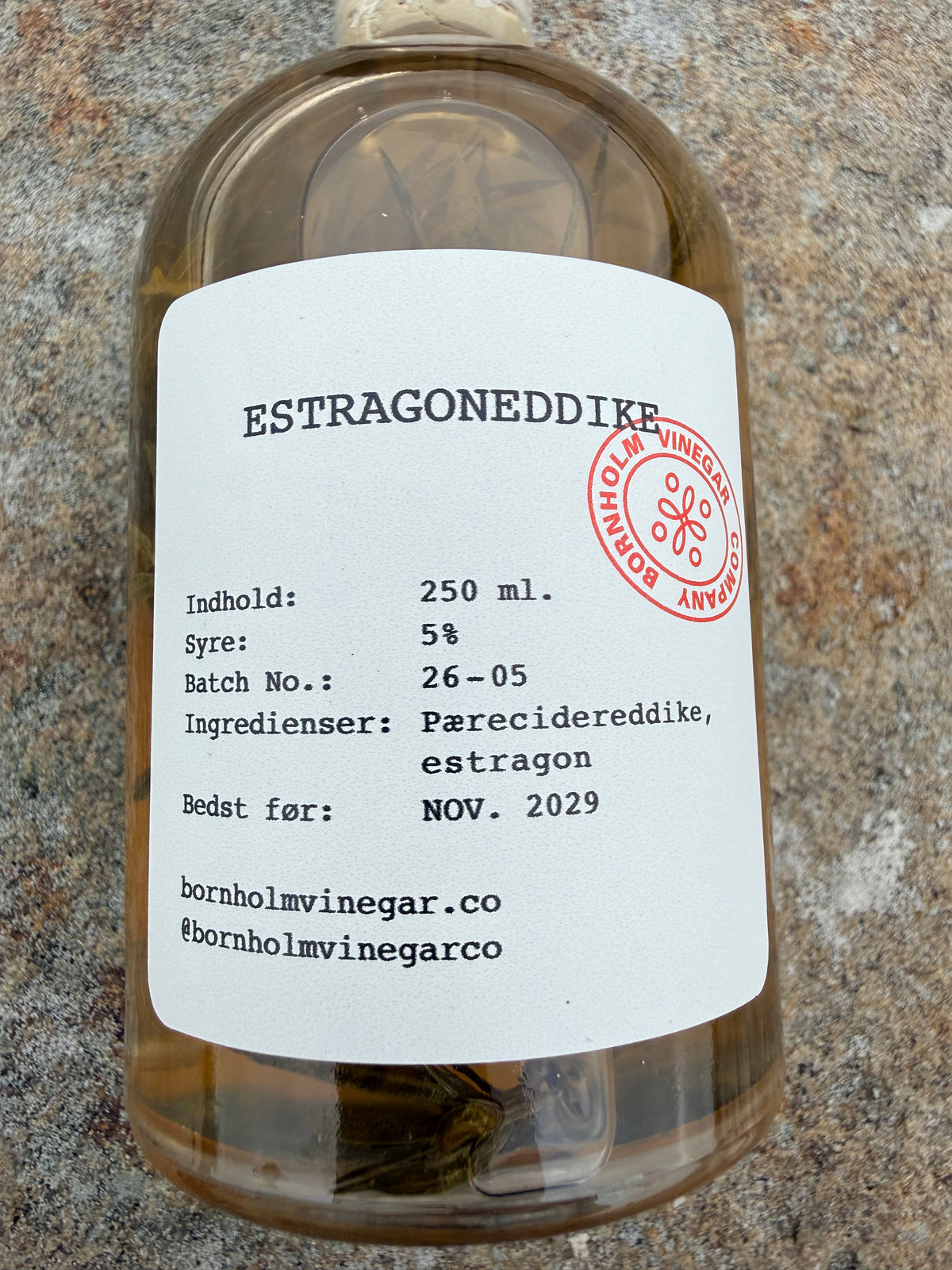 BORNHOLM VINEGAR COMPANY - ESTRAGONVINÄGER 250 ml.