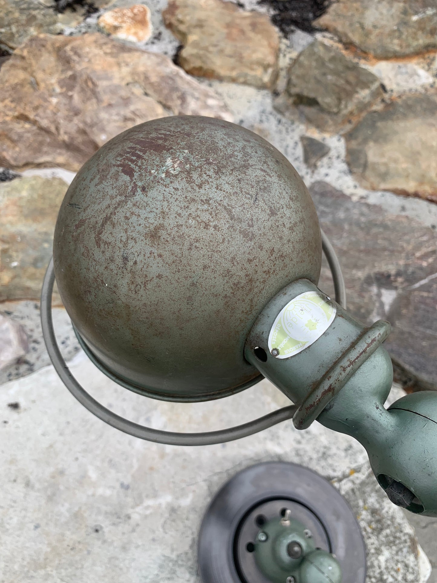 Jieldé bordslampa - Grön