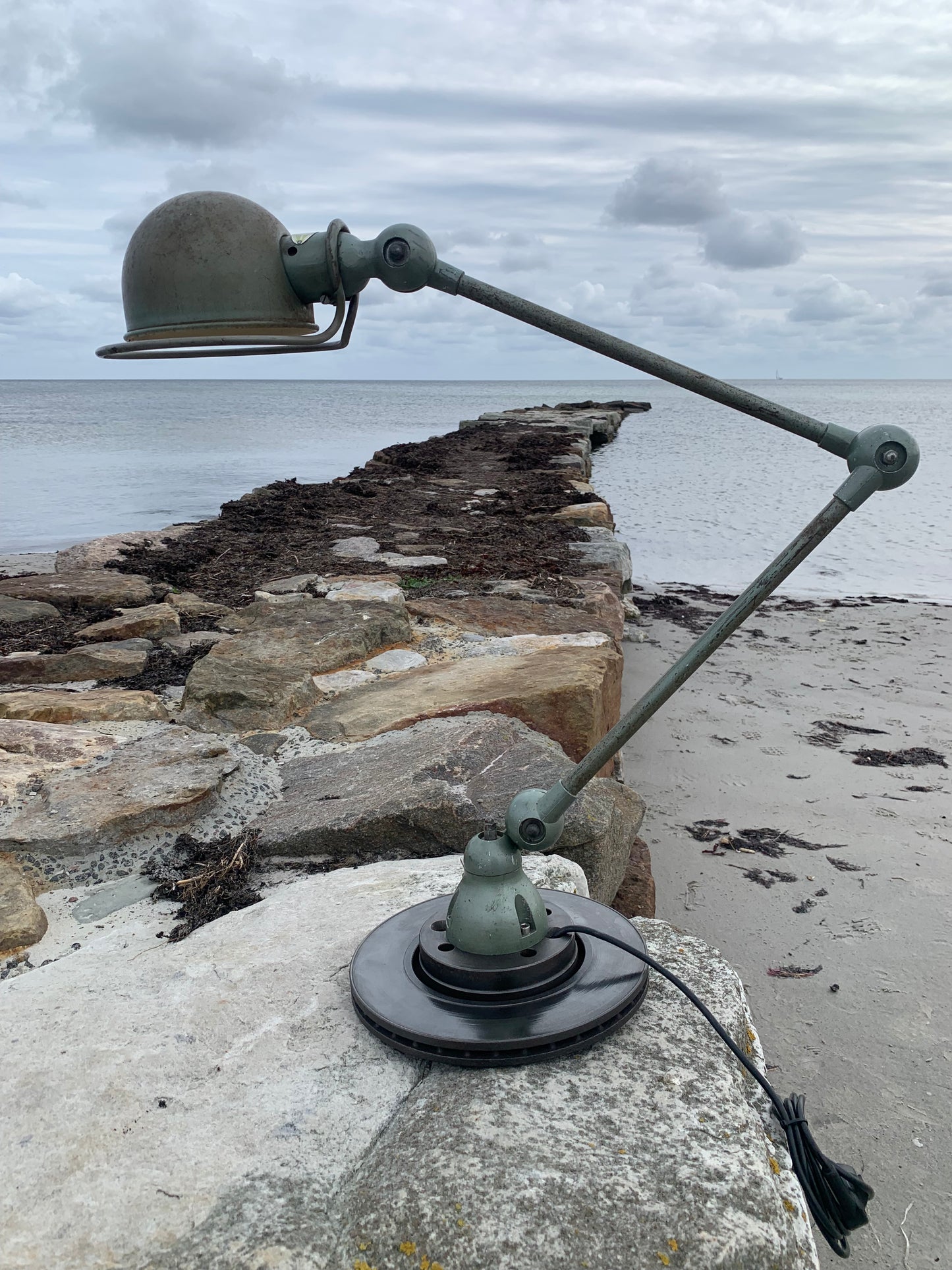 Jieldé bordslampa - Grön
