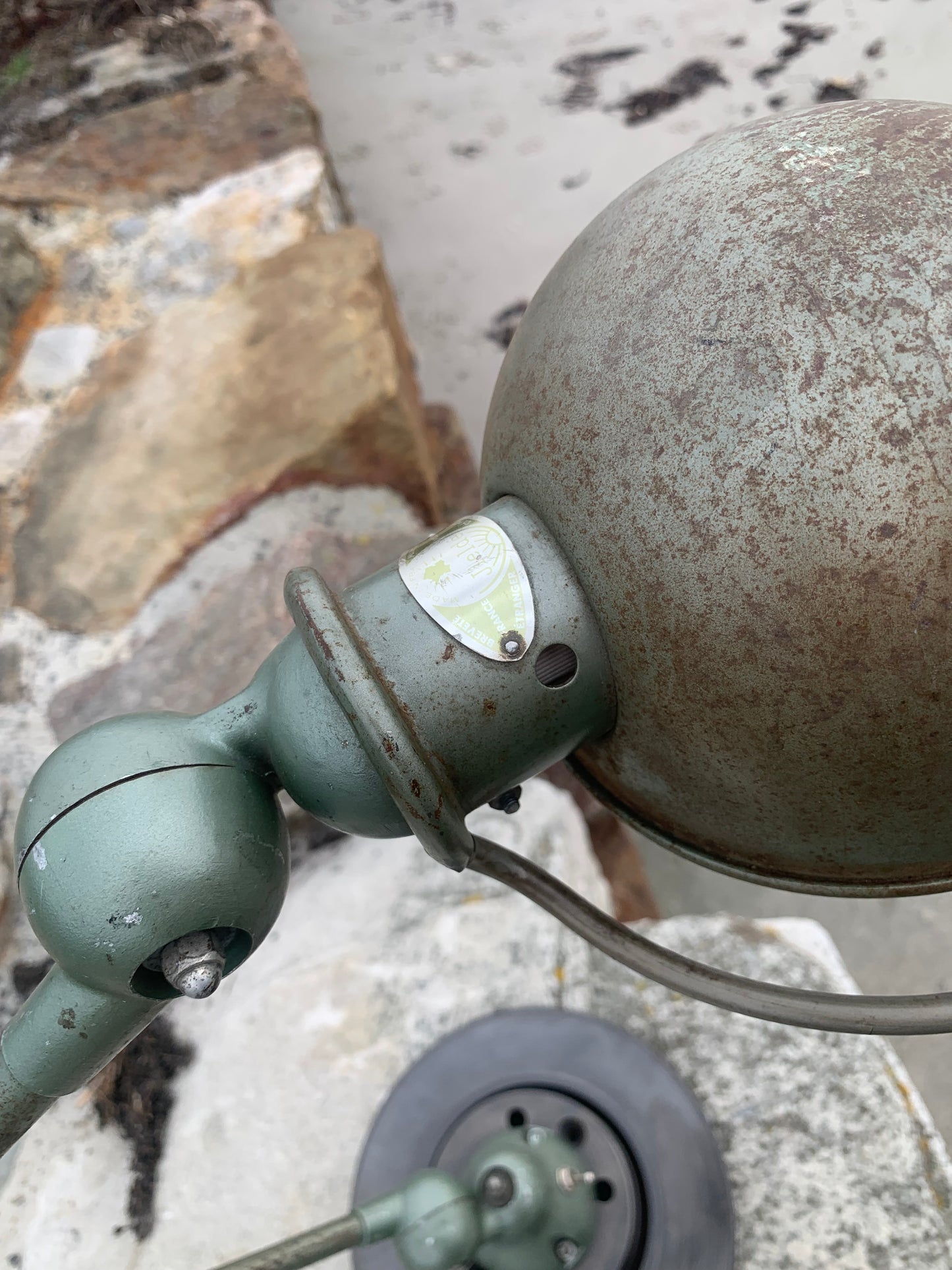 Jieldé bordslampa - Grön