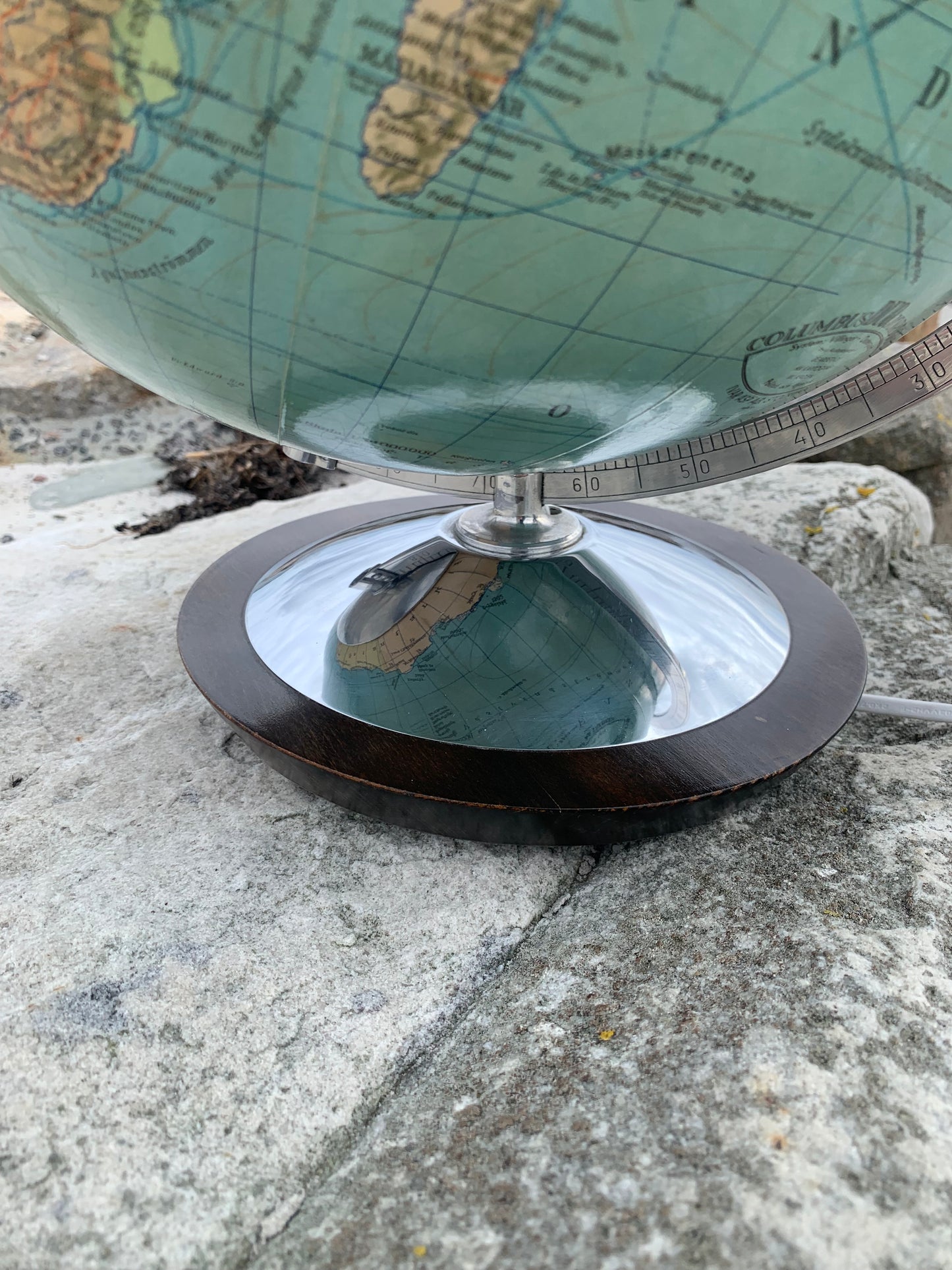 Glasglob med ljus (stor version)