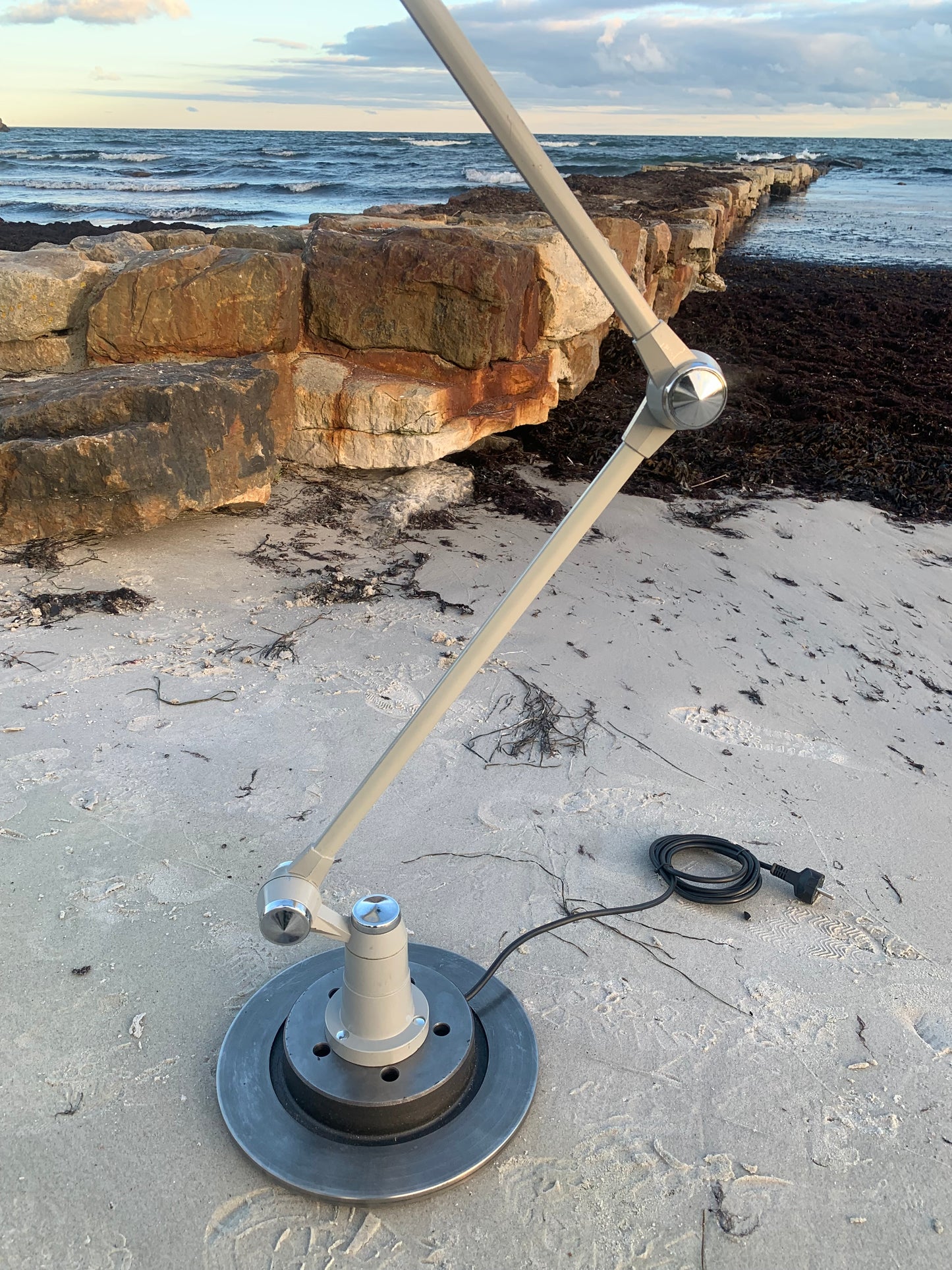 Jieldé golvlampa med 4 armar - Grå