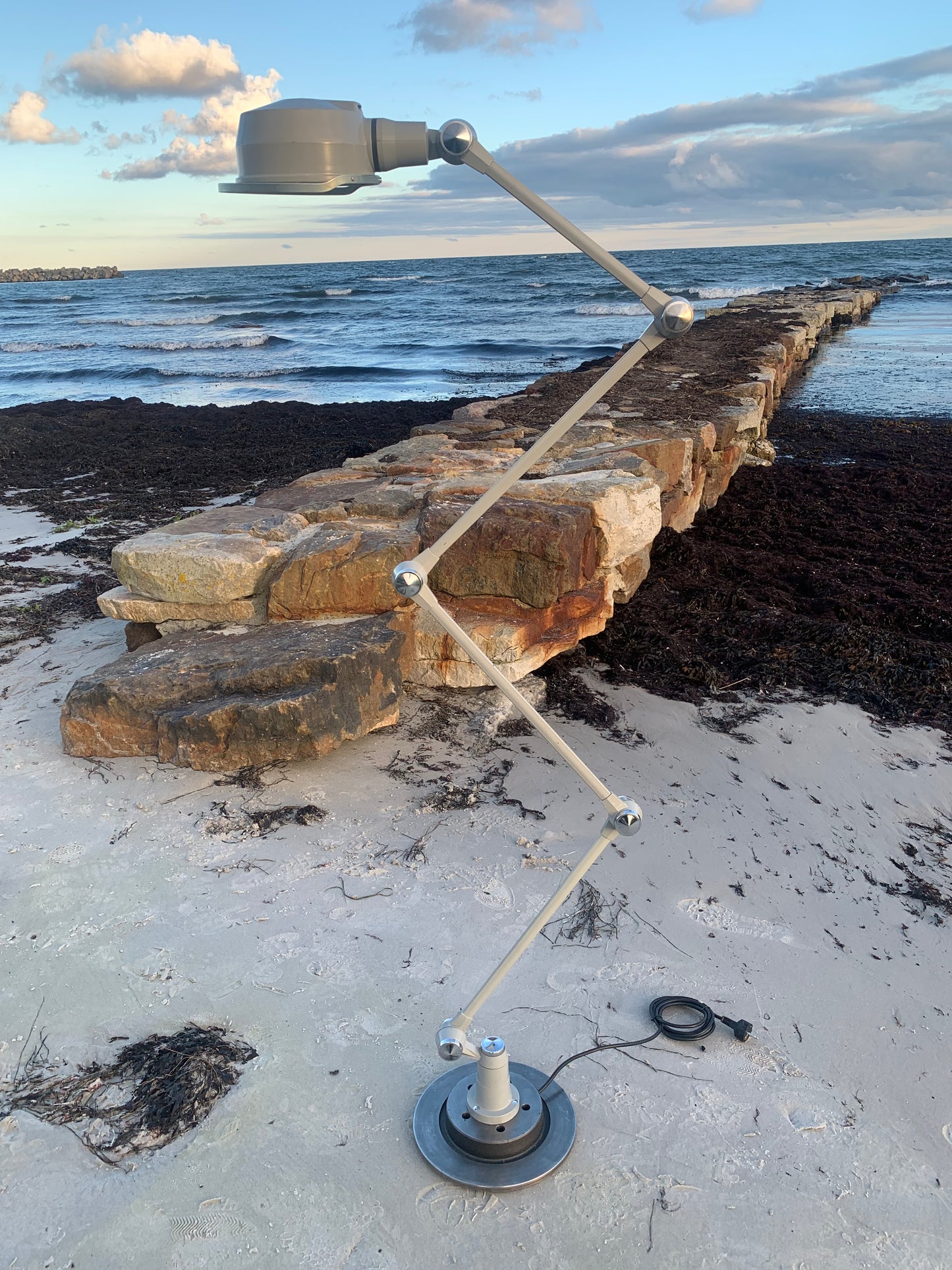 Jieldé golvlampa med 4 armar - Grå