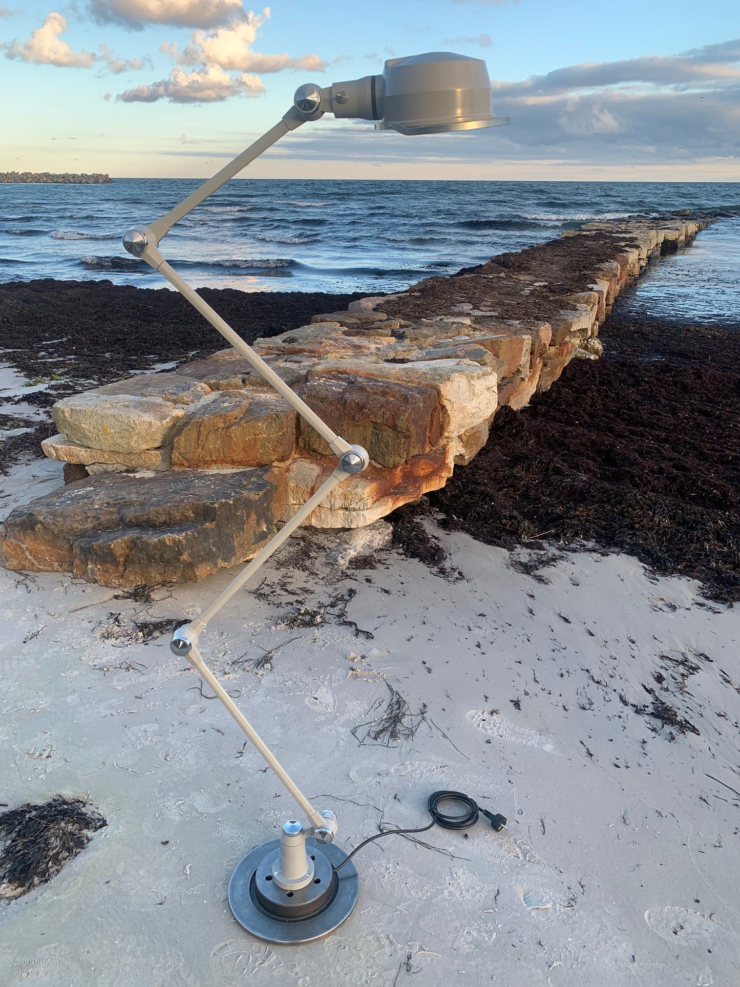 Jieldé golvlampa med 4 armar - Grå