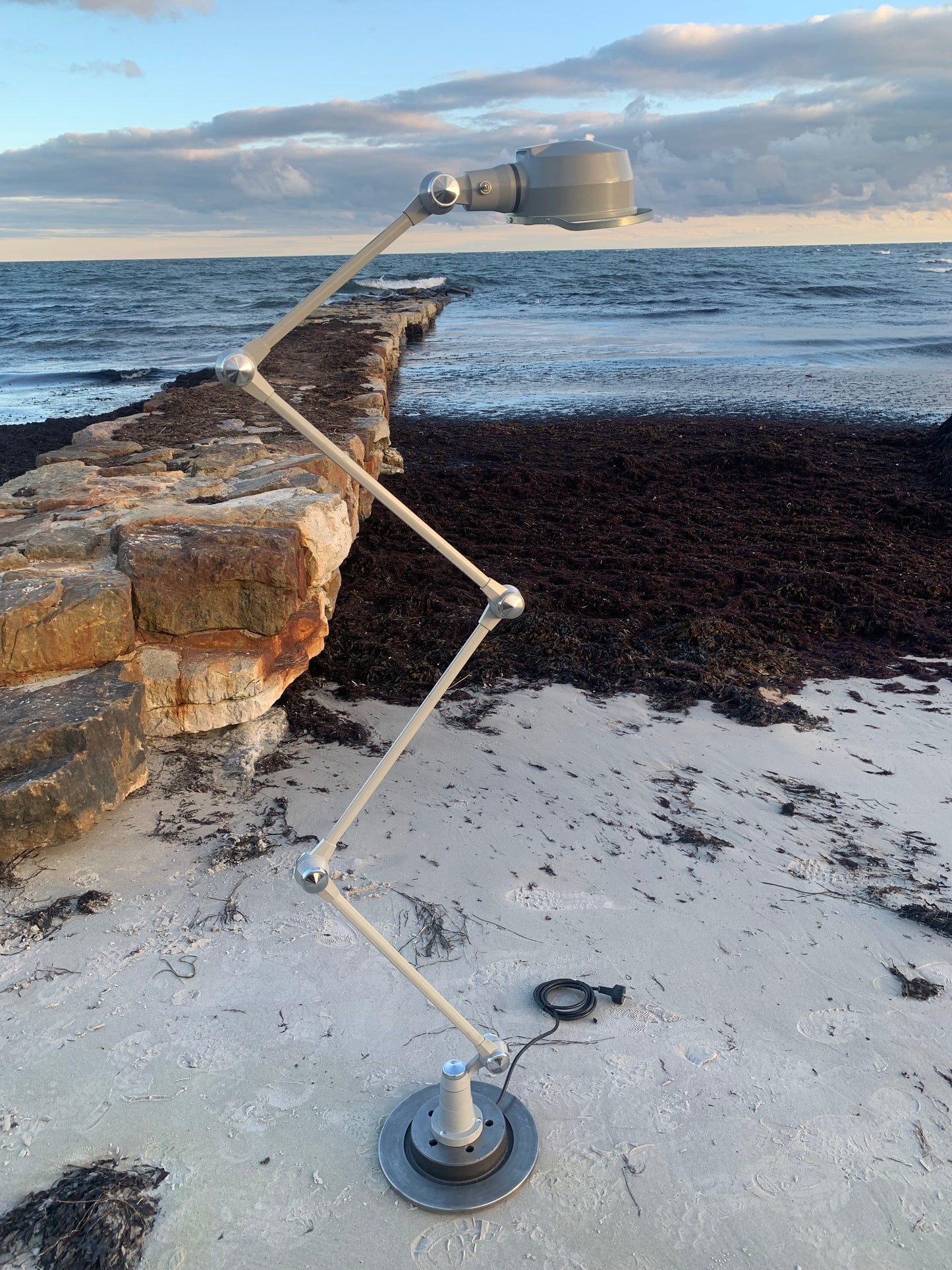 Jieldé golvlampa med 4 armar - Grå