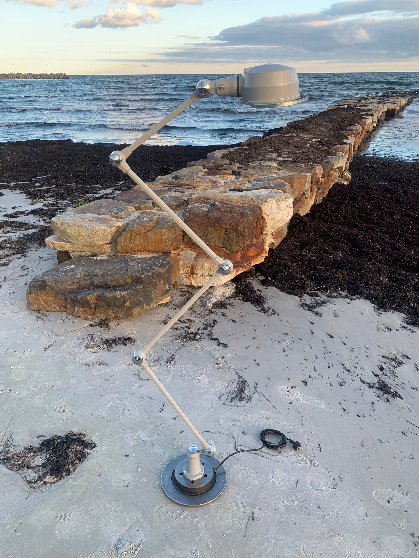 Jieldé golvlampa med 4 armar - Grå