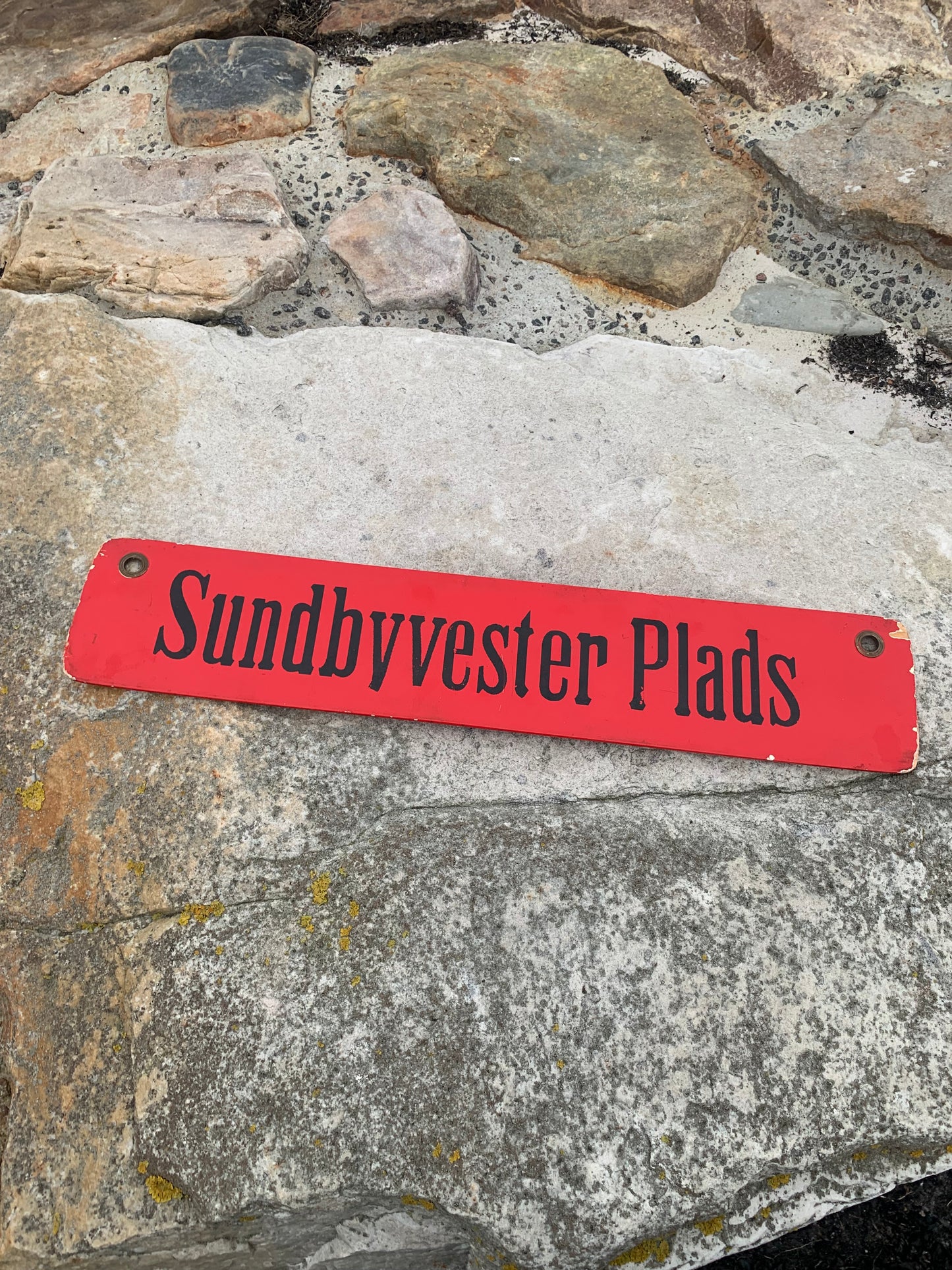 Spårvagnsskylt - Sundbyvester Square/Jarmersplads