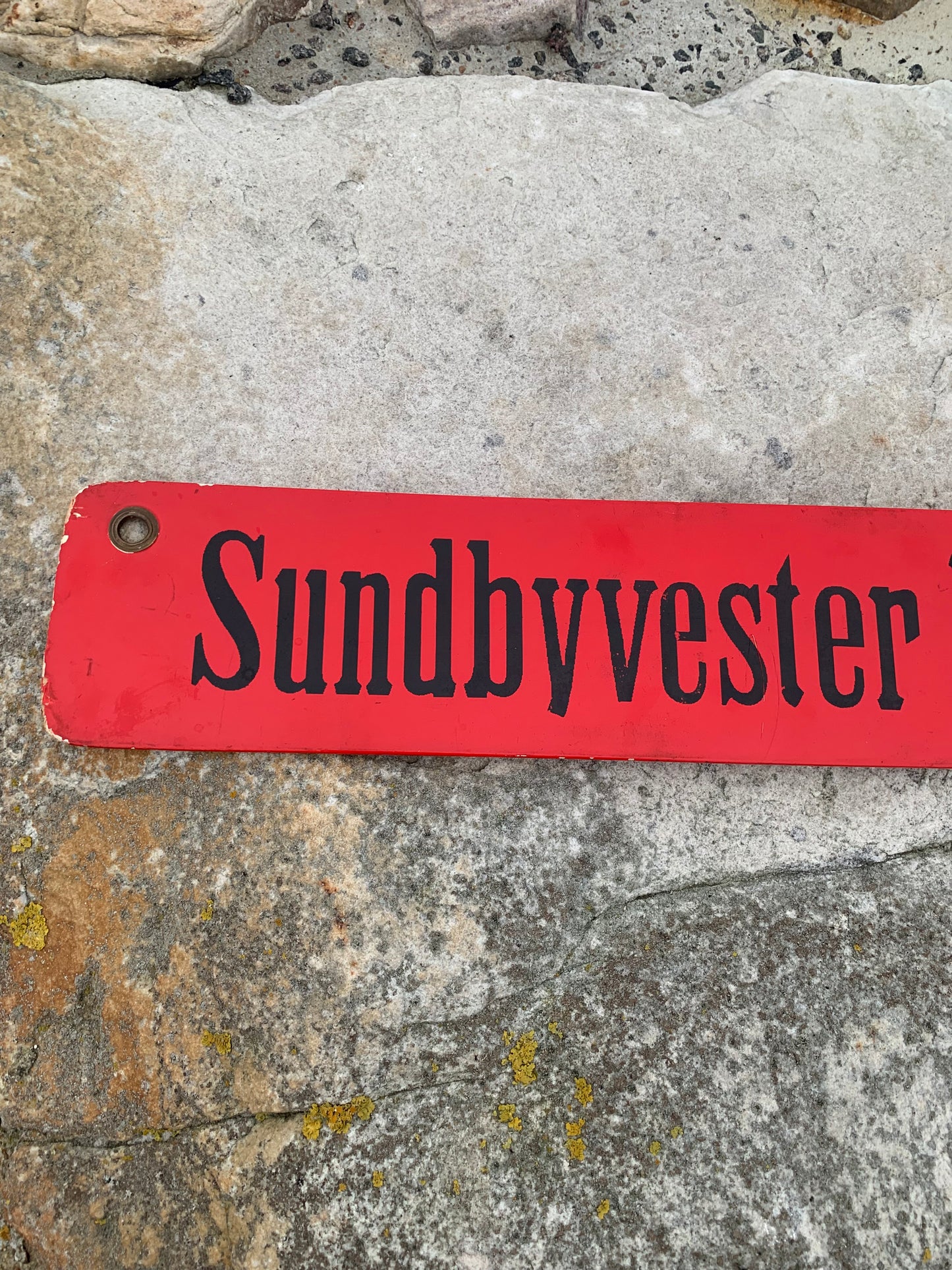 Spårvagnsskylt - Sundbyvester Square/Jarmersplads