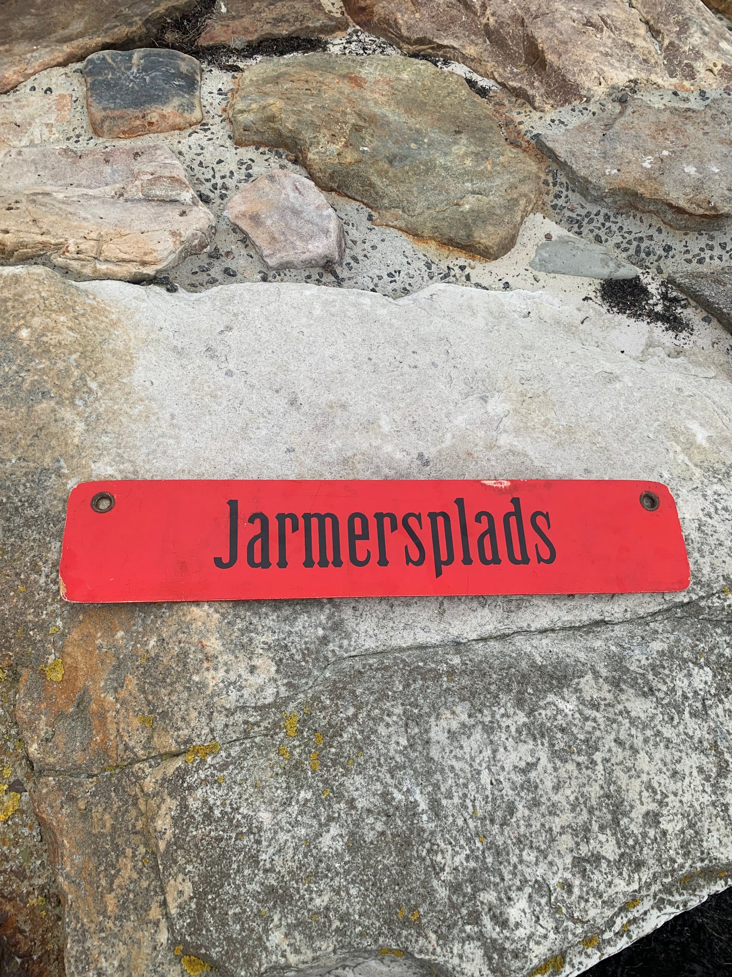 Spårvagnsskylt - Sundbyvester Square/Jarmersplads