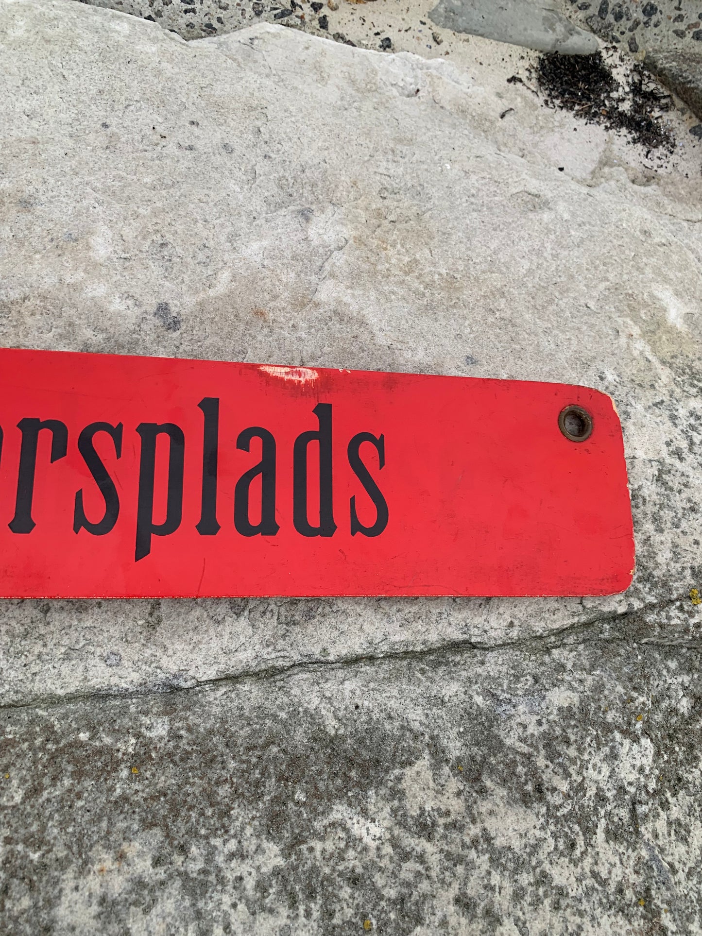 Spårvagnsskylt - Sundbyvester Square/Jarmersplads