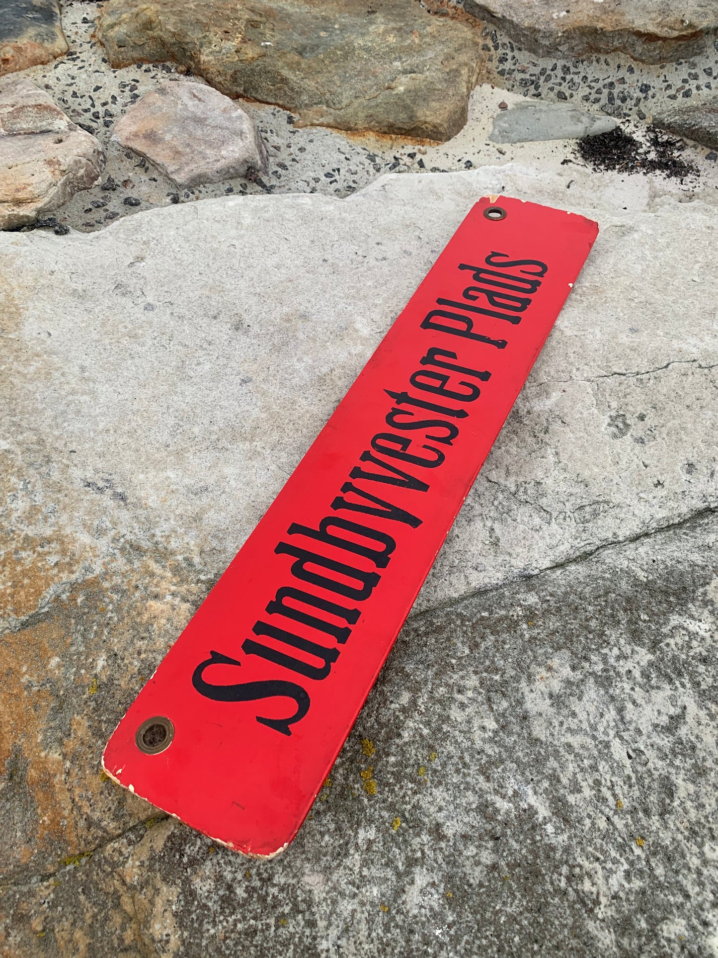 Spårvagnsskylt - Sundbyvester Square/Jarmersplads