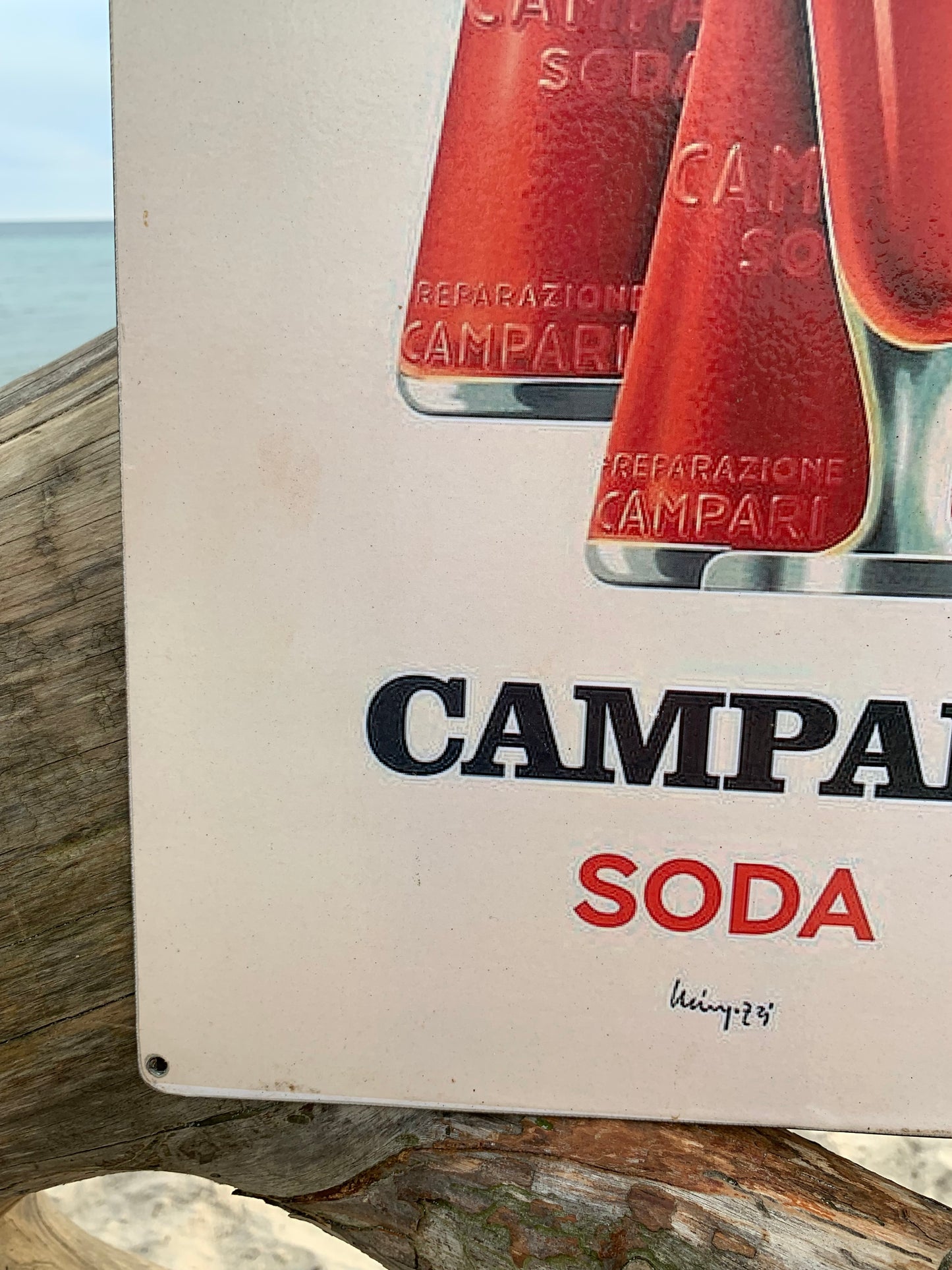 Campari reklam tecken