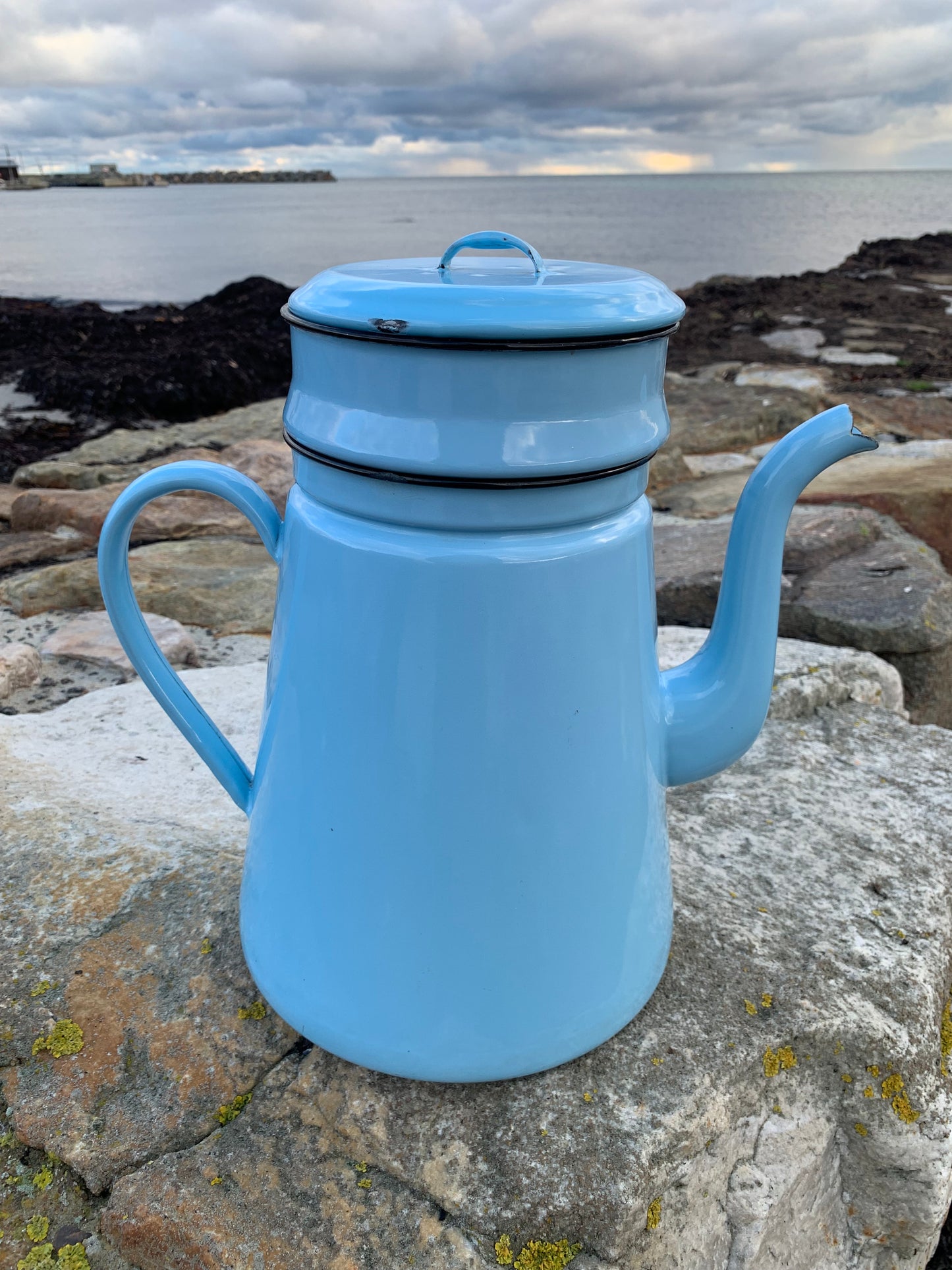 Stor emaljkanna i Glud och Marstrand (sällsynt utgåva)