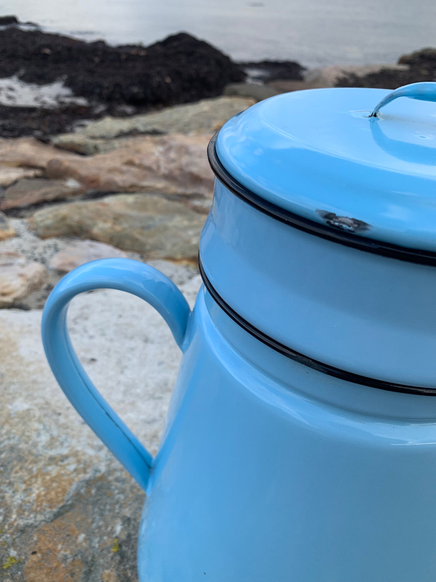 Stor emaljkanna i Glud och Marstrand (sällsynt utgåva)