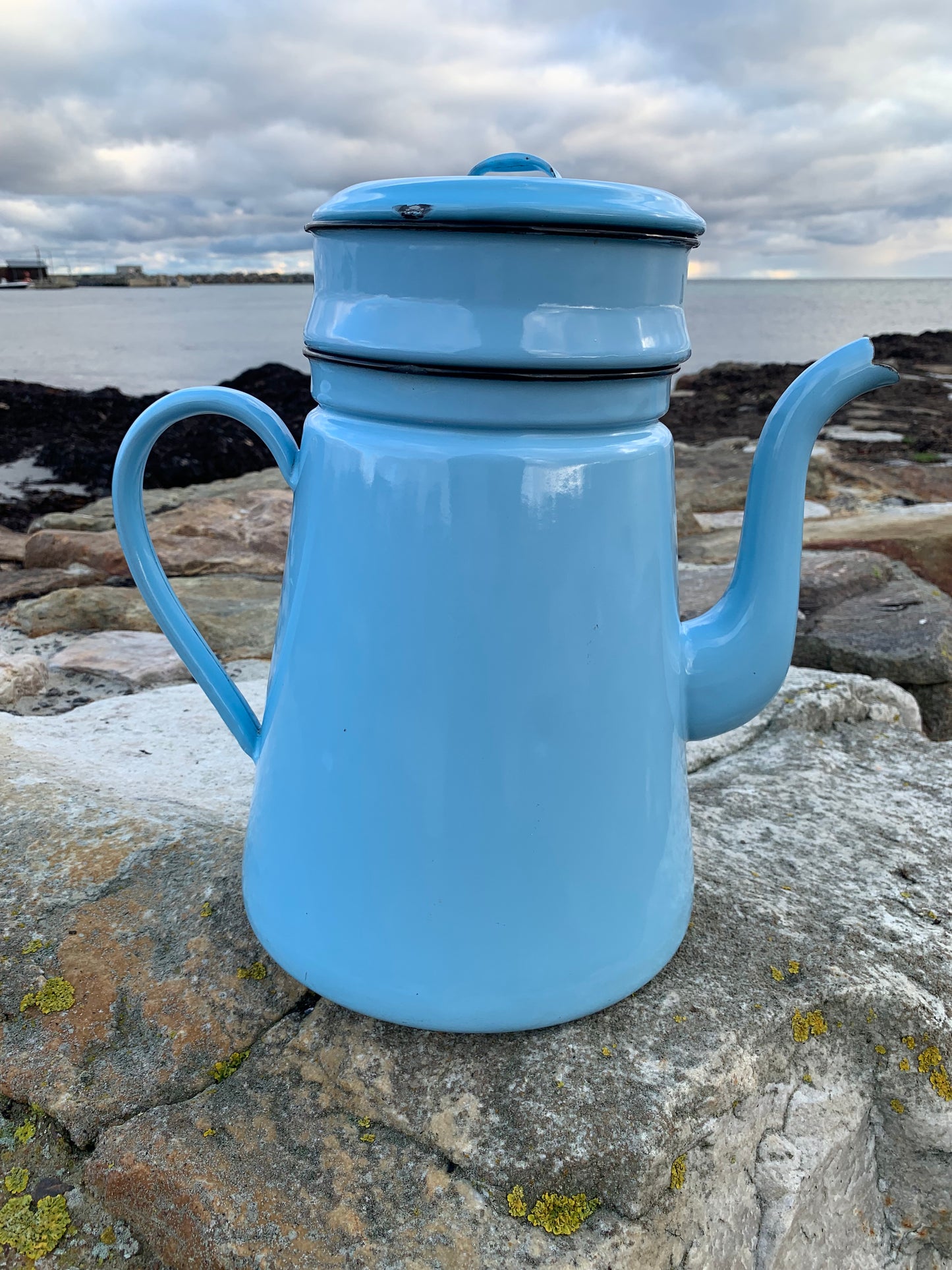 Stor emaljkanna i Glud och Marstrand (sällsynt utgåva)