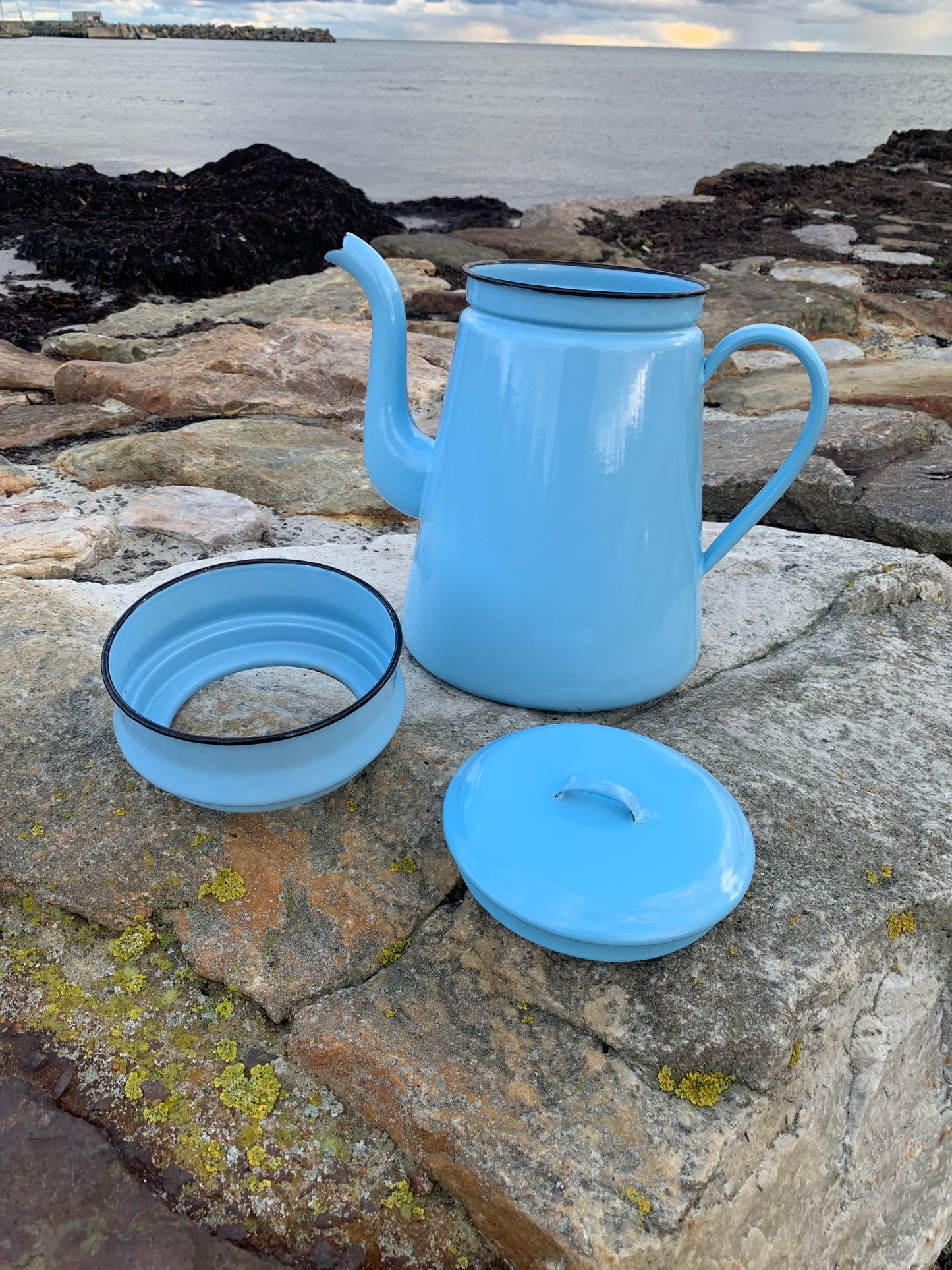 Stor emaljkanna i Glud och Marstrand (sällsynt utgåva)