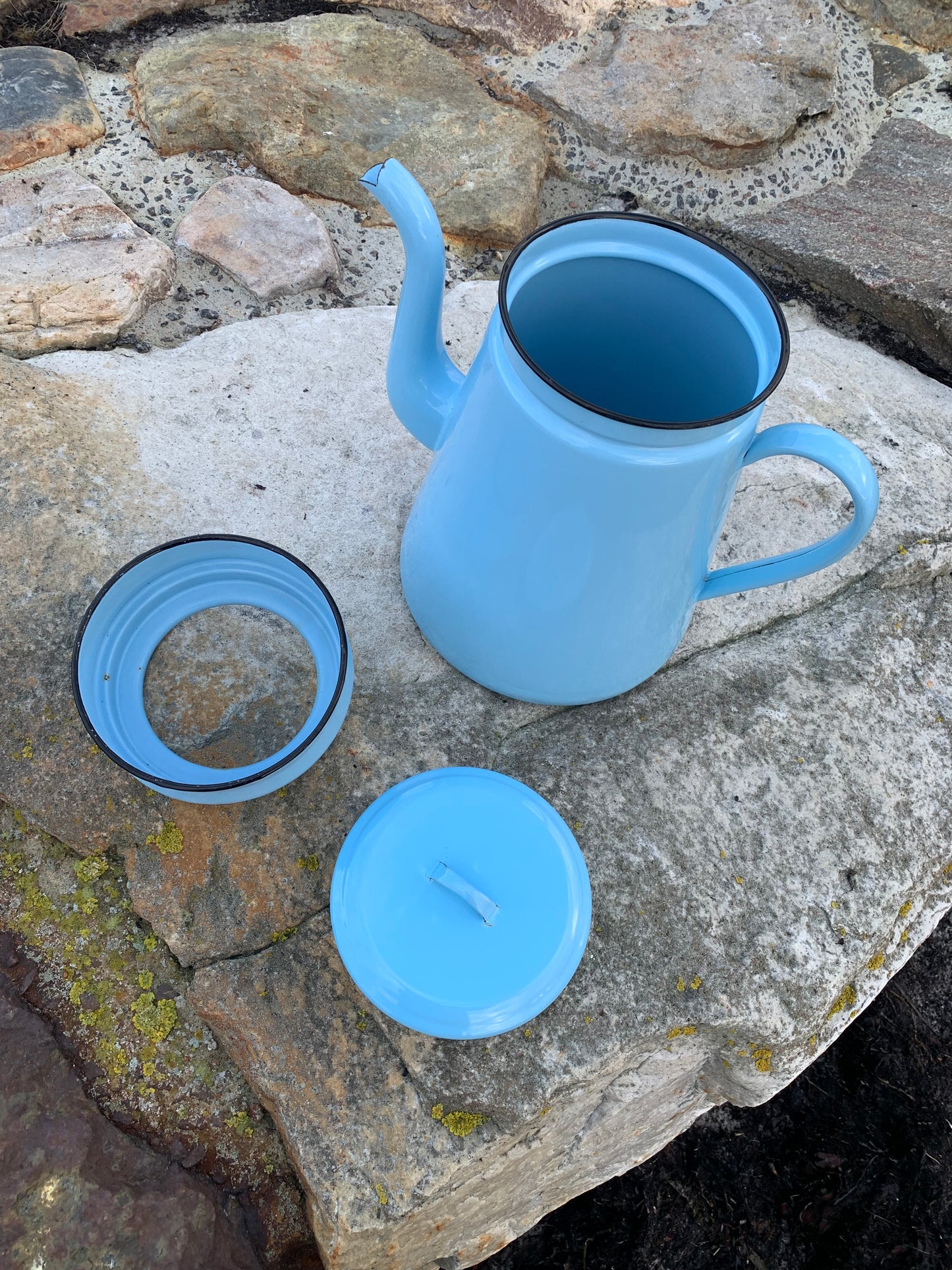 Stor emaljkanna i Glud och Marstrand (sällsynt utgåva)