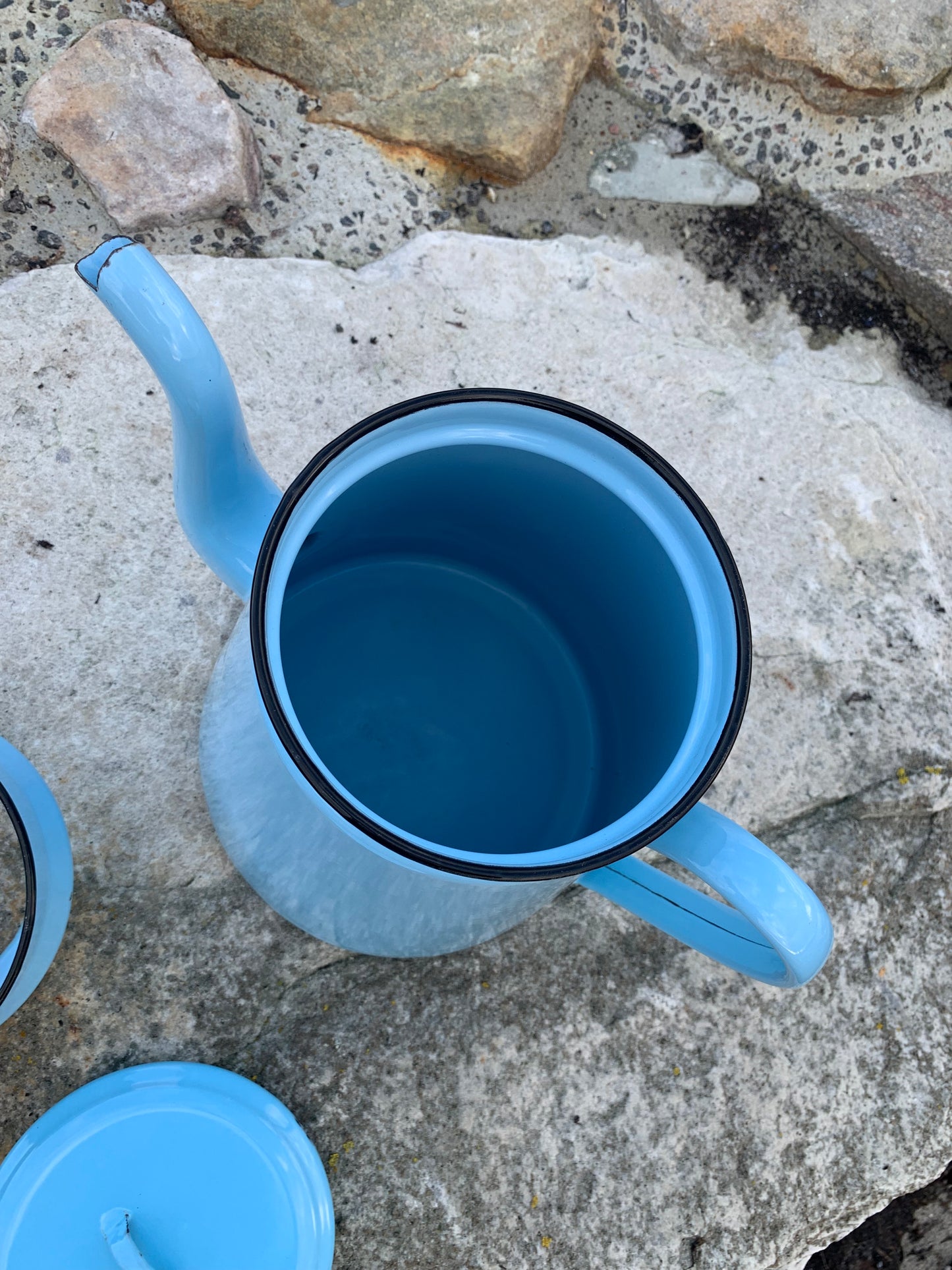 Stor emaljkanna i Glud och Marstrand (sällsynt utgåva)