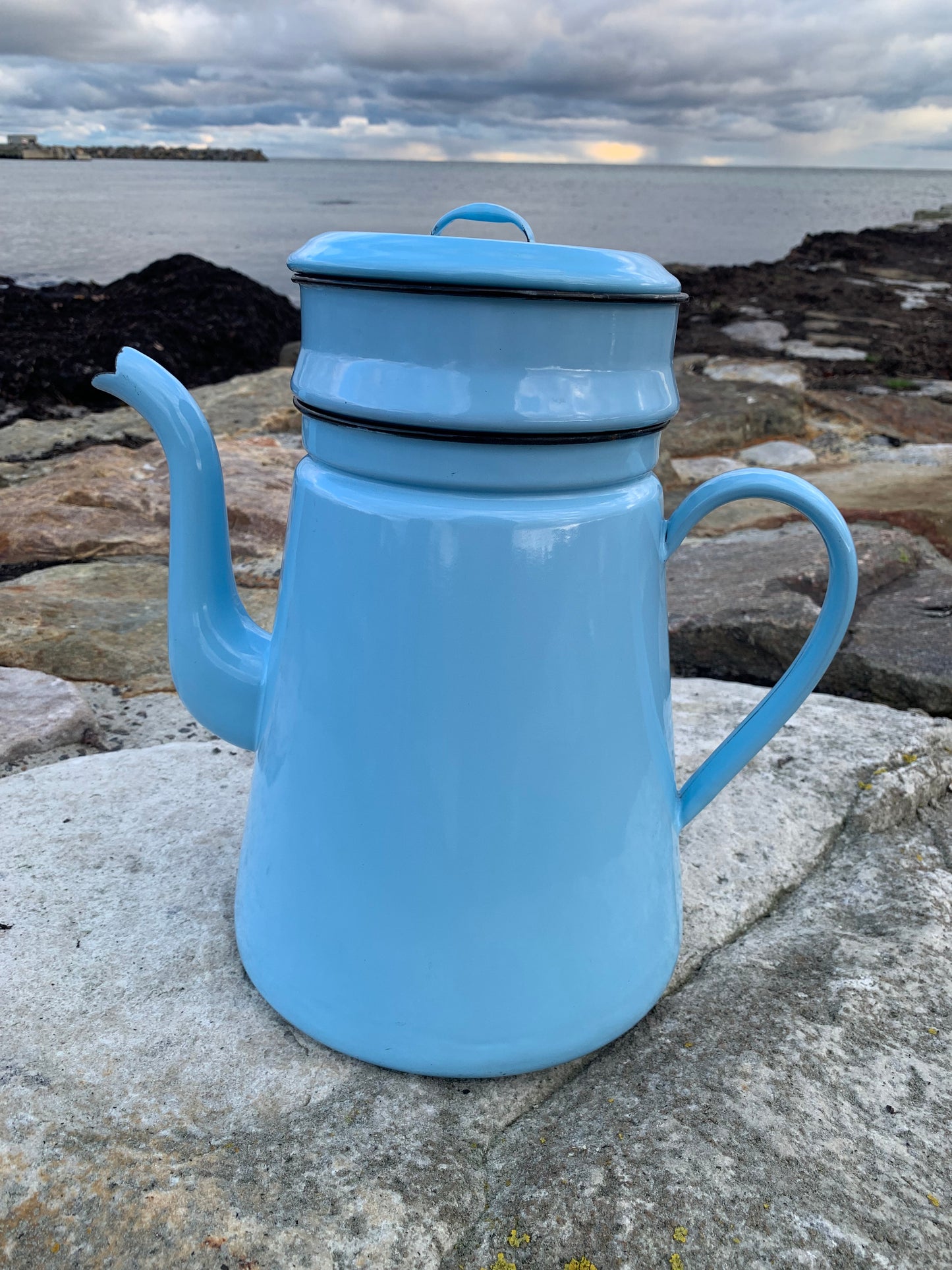 Stor emaljkanna i Glud och Marstrand (sällsynt utgåva)