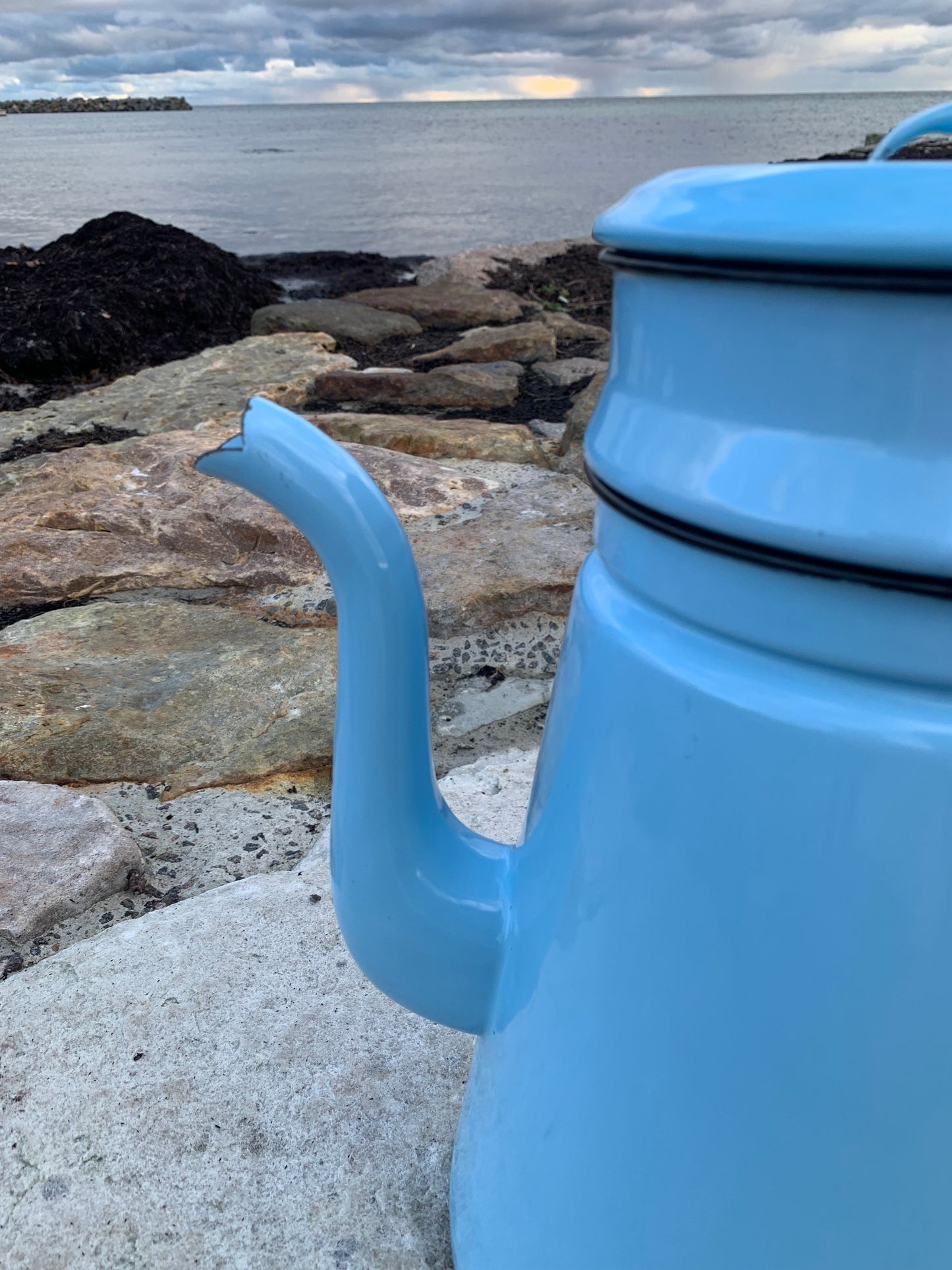 Stor emaljkanna i Glud och Marstrand (sällsynt utgåva)