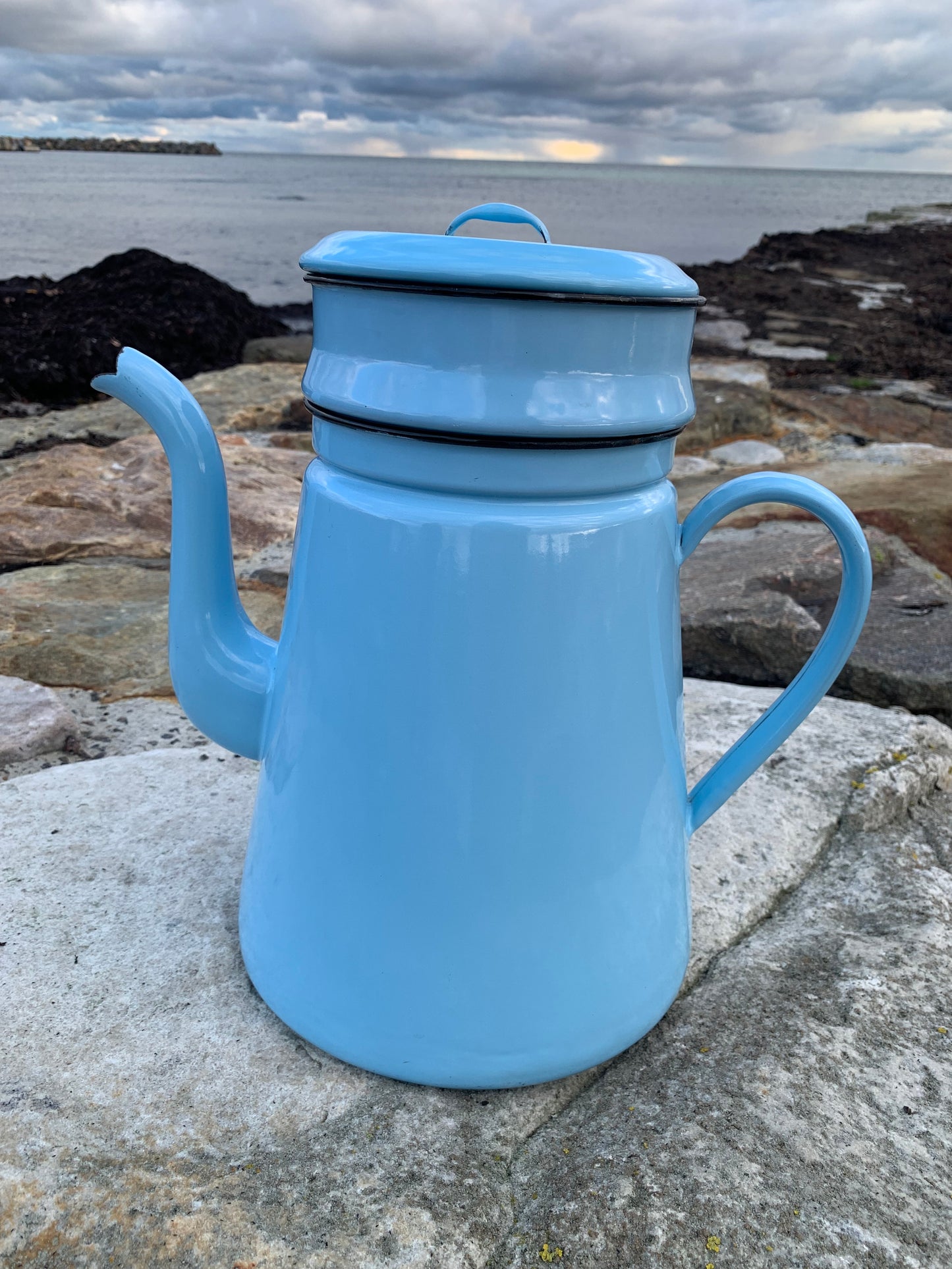 Stor emaljkanna i Glud och Marstrand (sällsynt utgåva)