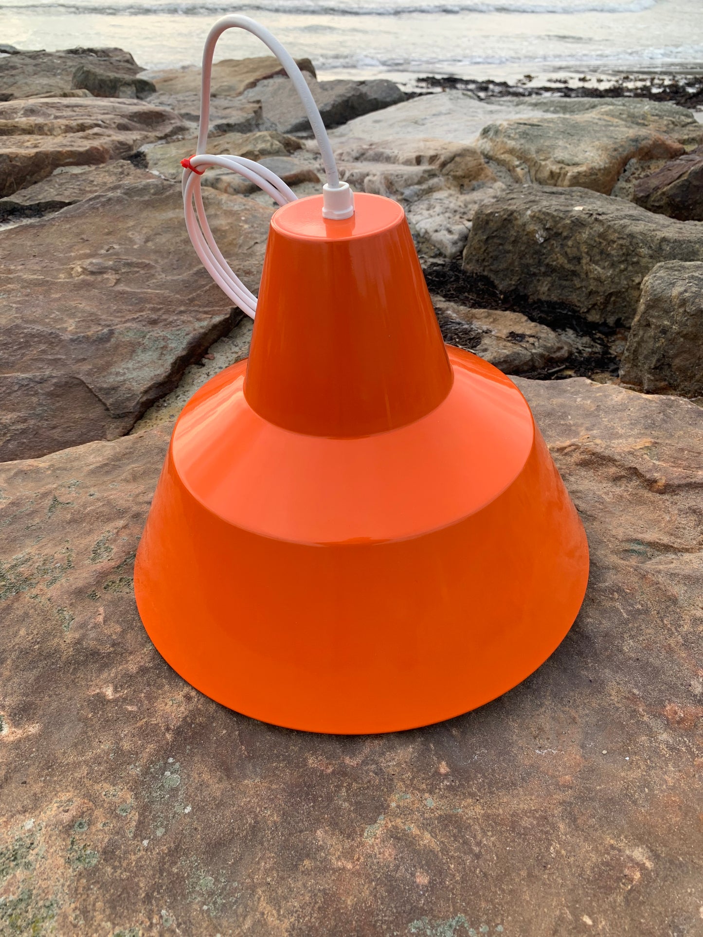 Verkstadslampa - Orange