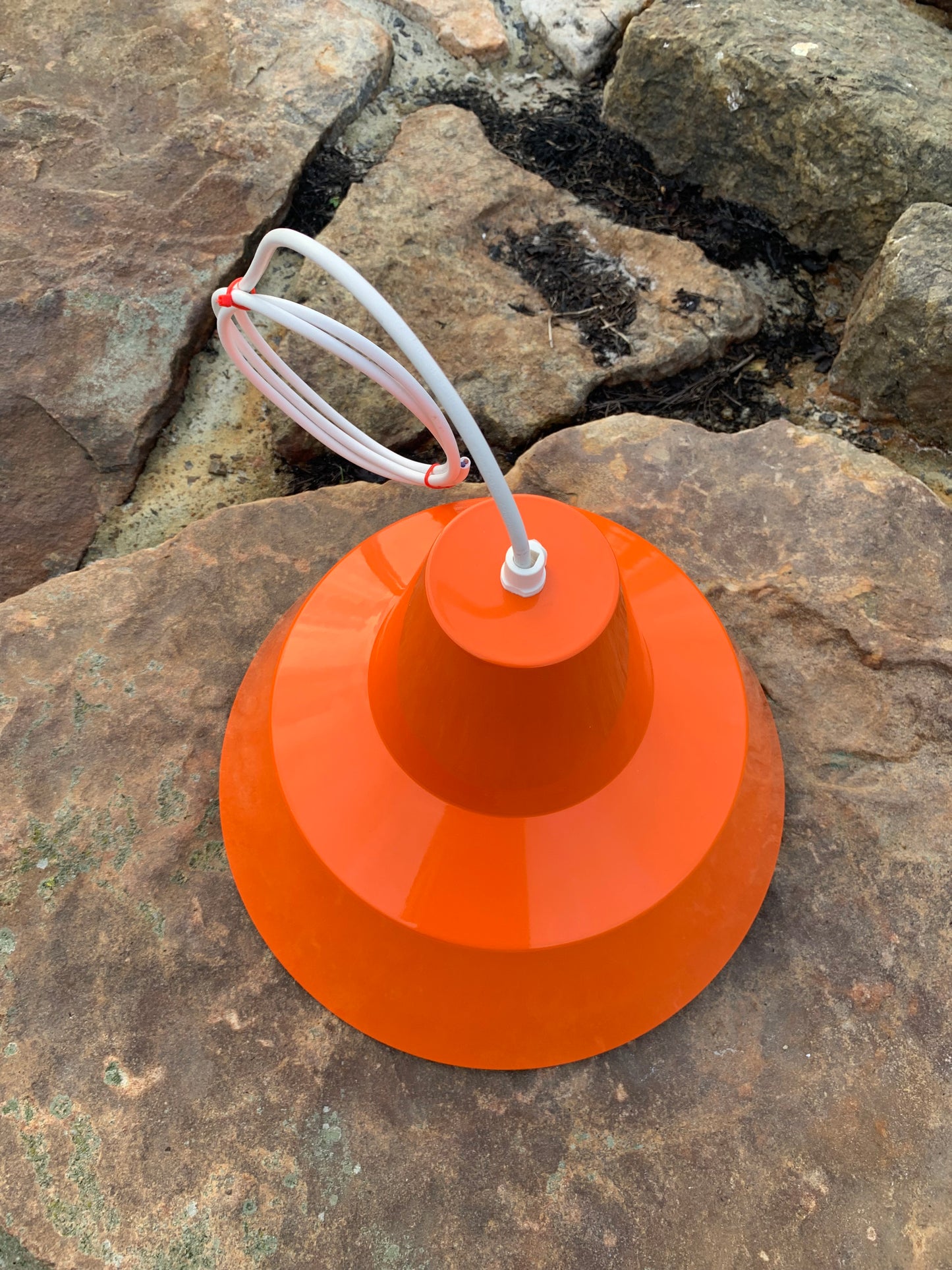 Verkstadslampa - Orange