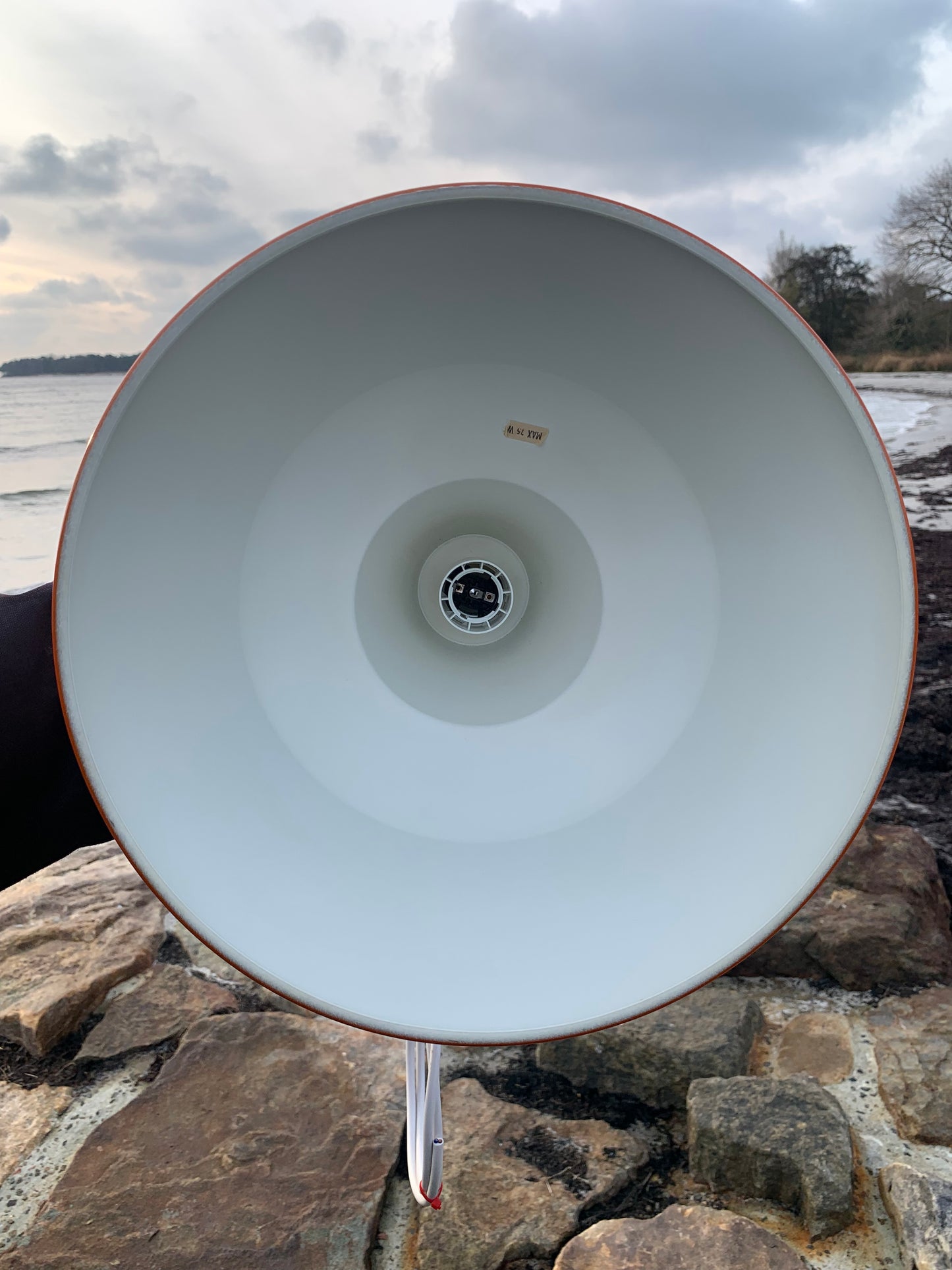 Verkstadslampa - Orange