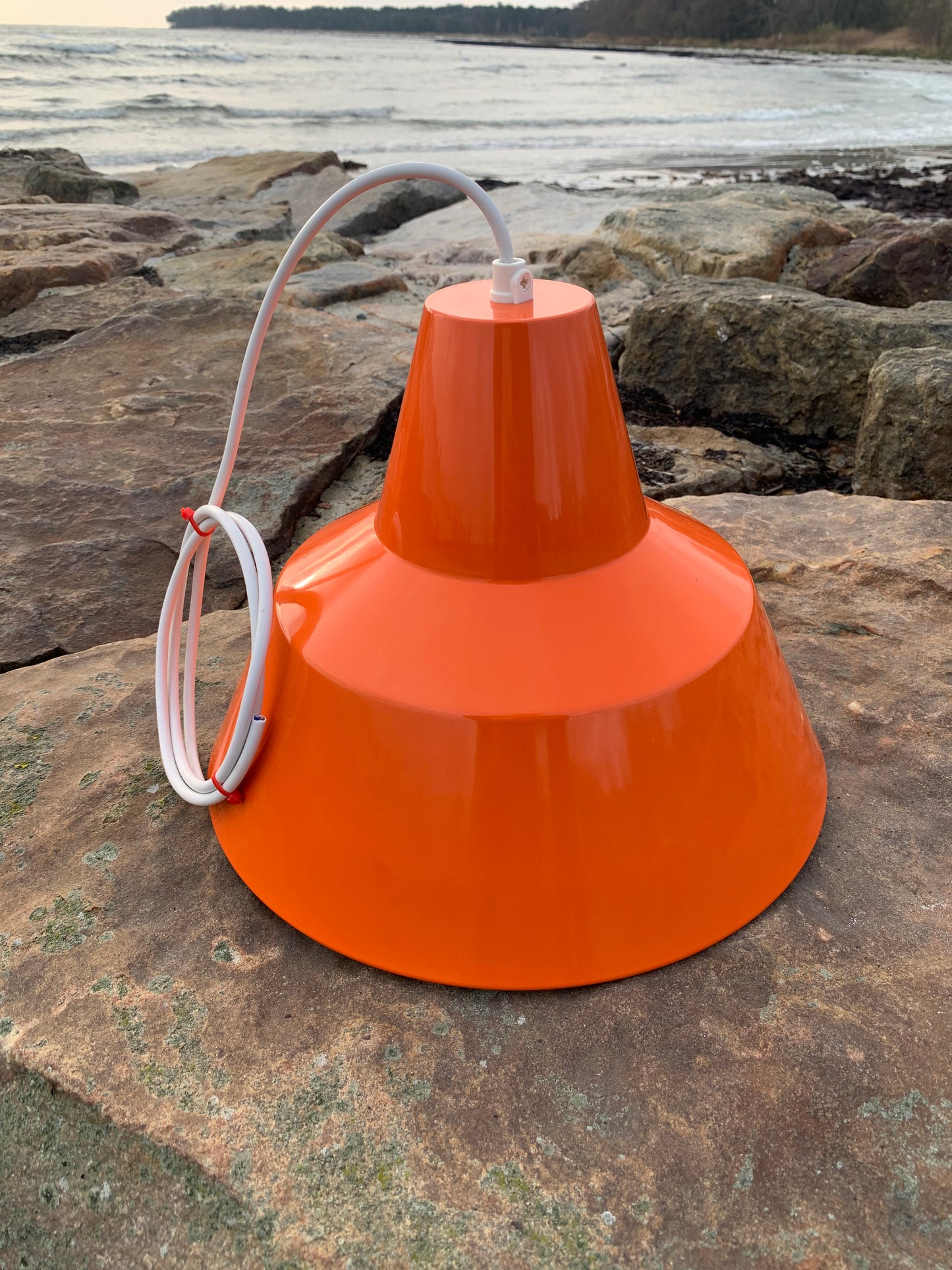 Verkstadslampa - Orange