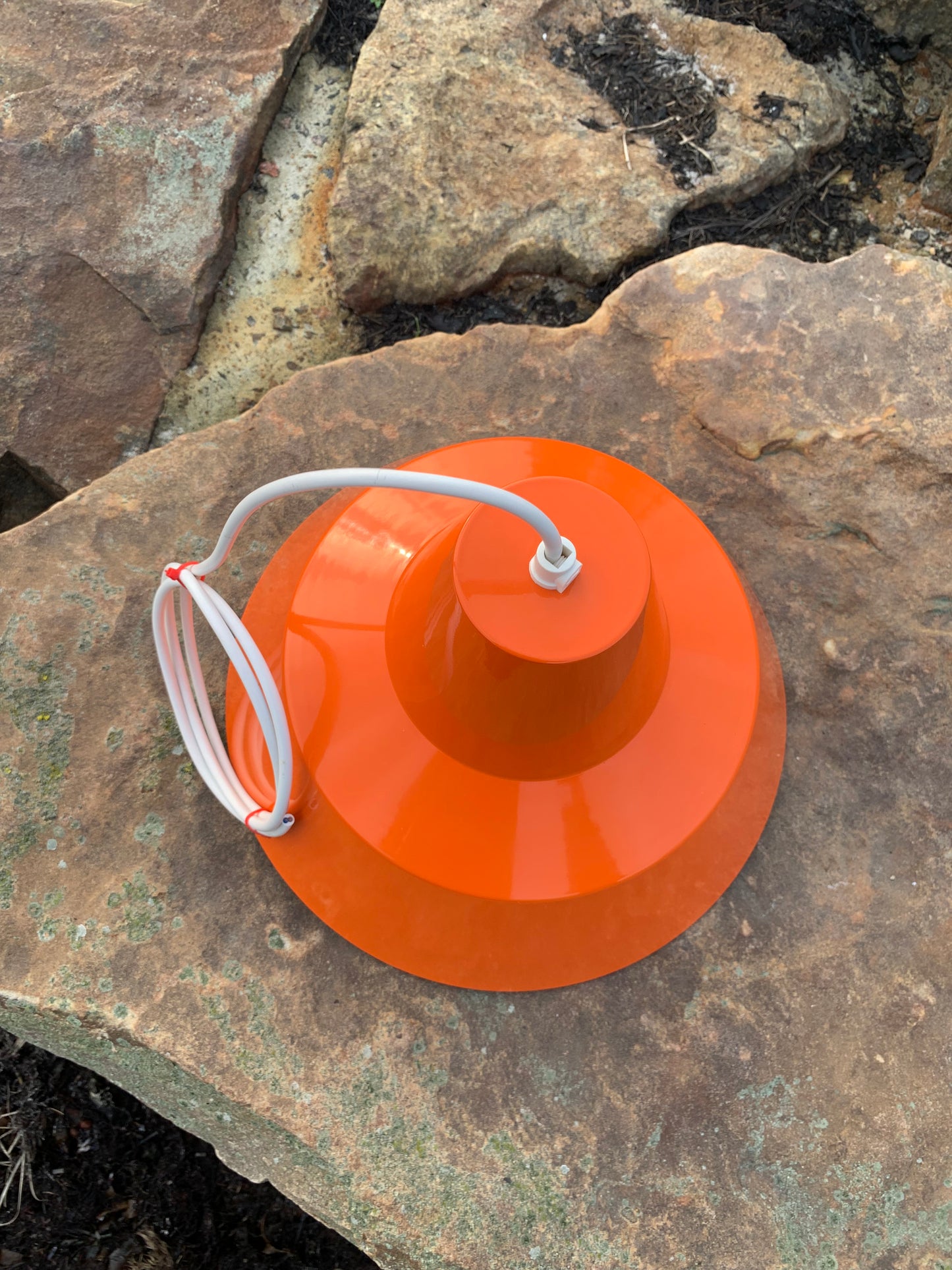 Verkstadslampa - Orange