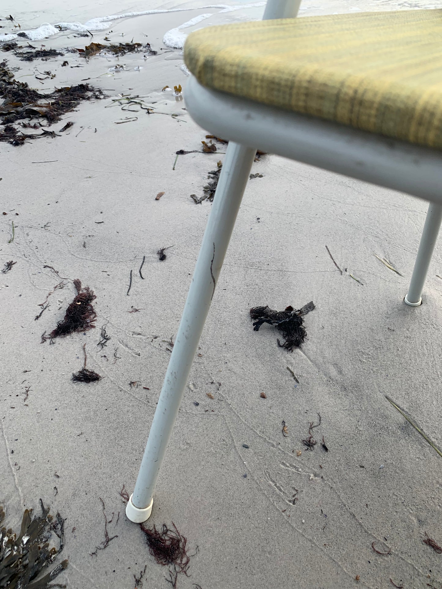 Bänk med fina trädetaljer