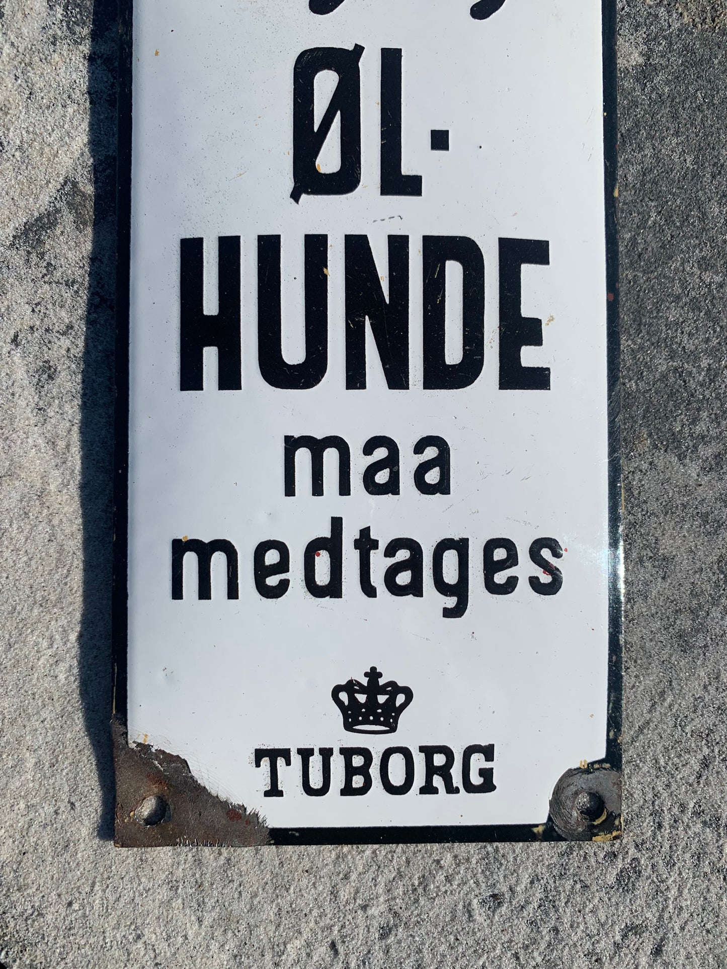 Tuborg emaljskylt