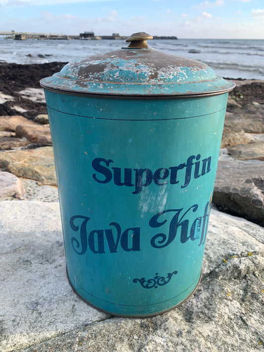 Mycket stor kaffeburk (samlarobjekt)