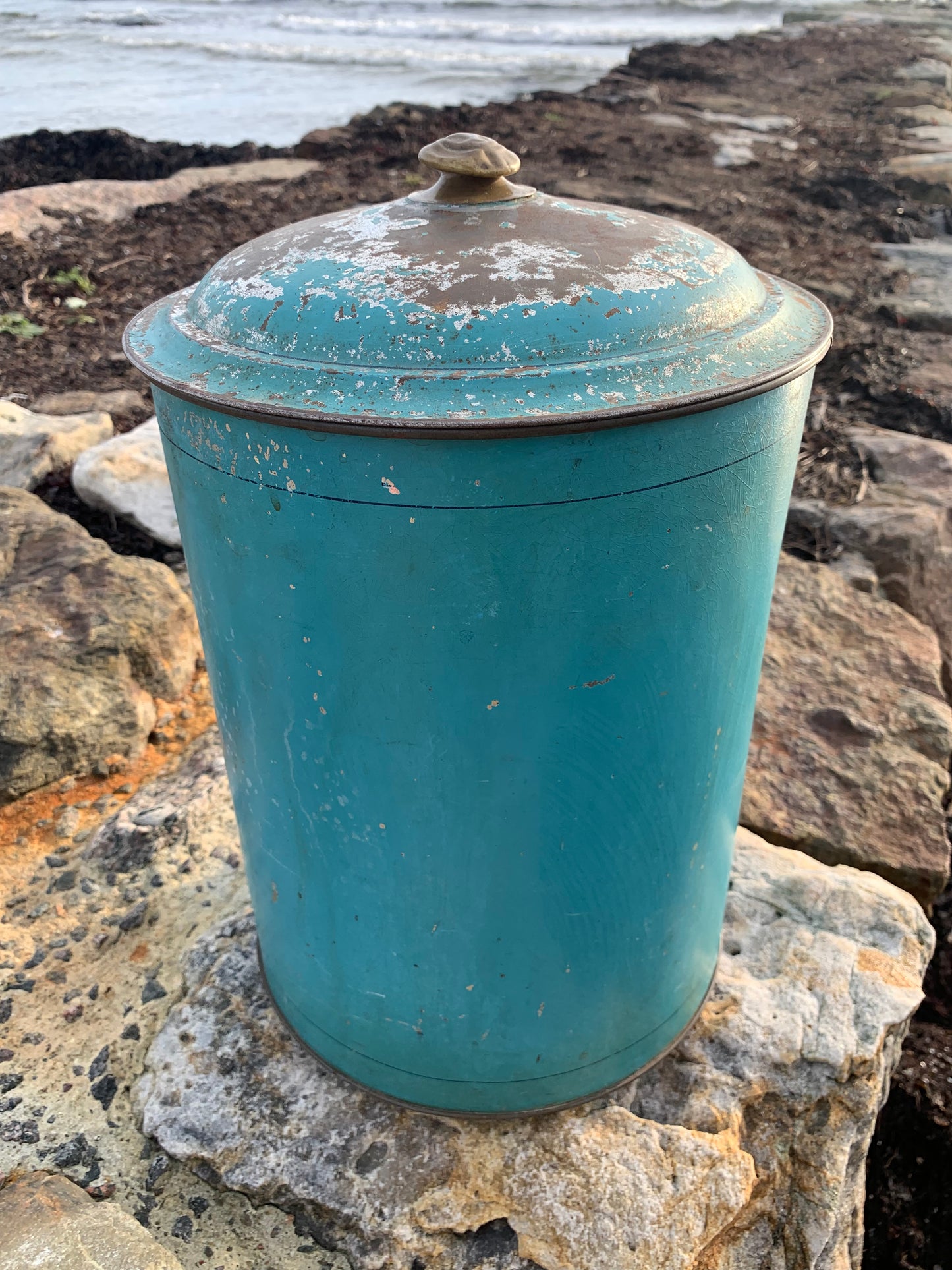 Mycket stor kaffeburk (samlarobjekt)