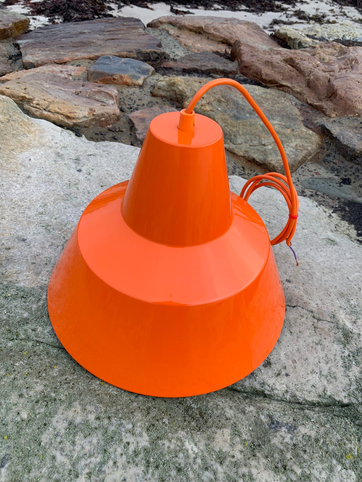 Verkstadslampa - Orange