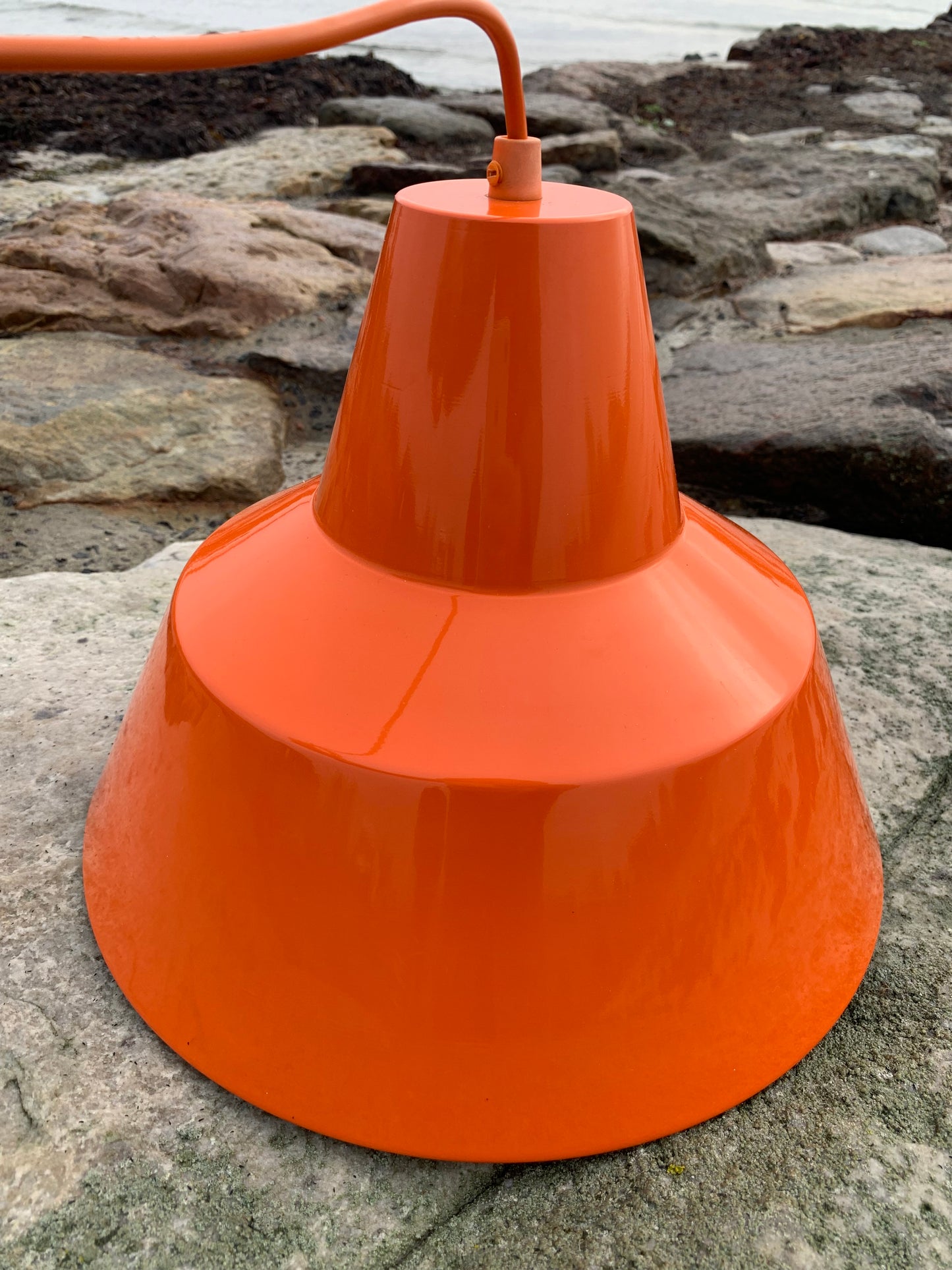 Verkstadslampa - Orange