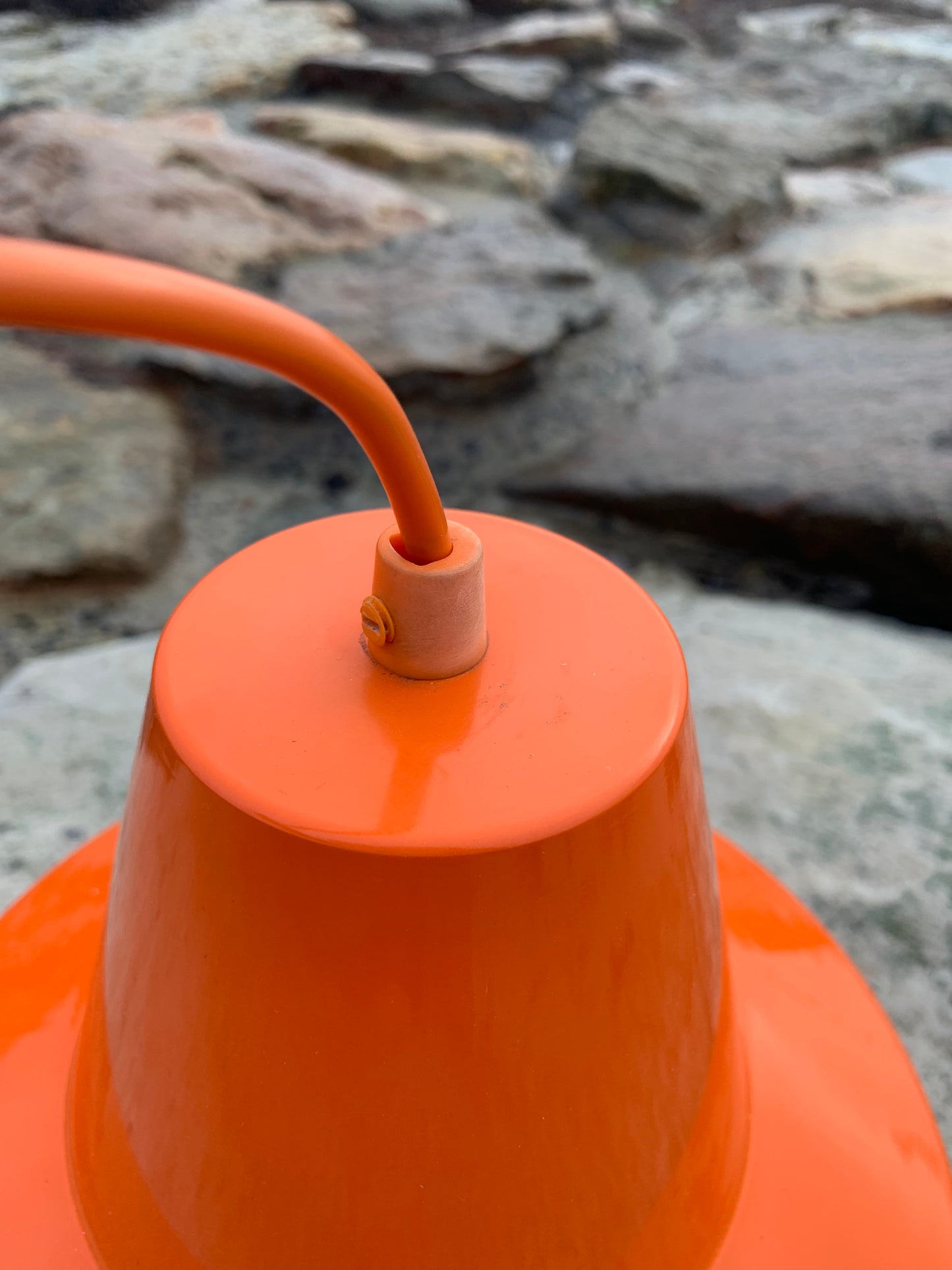 Verkstadslampa - Orange