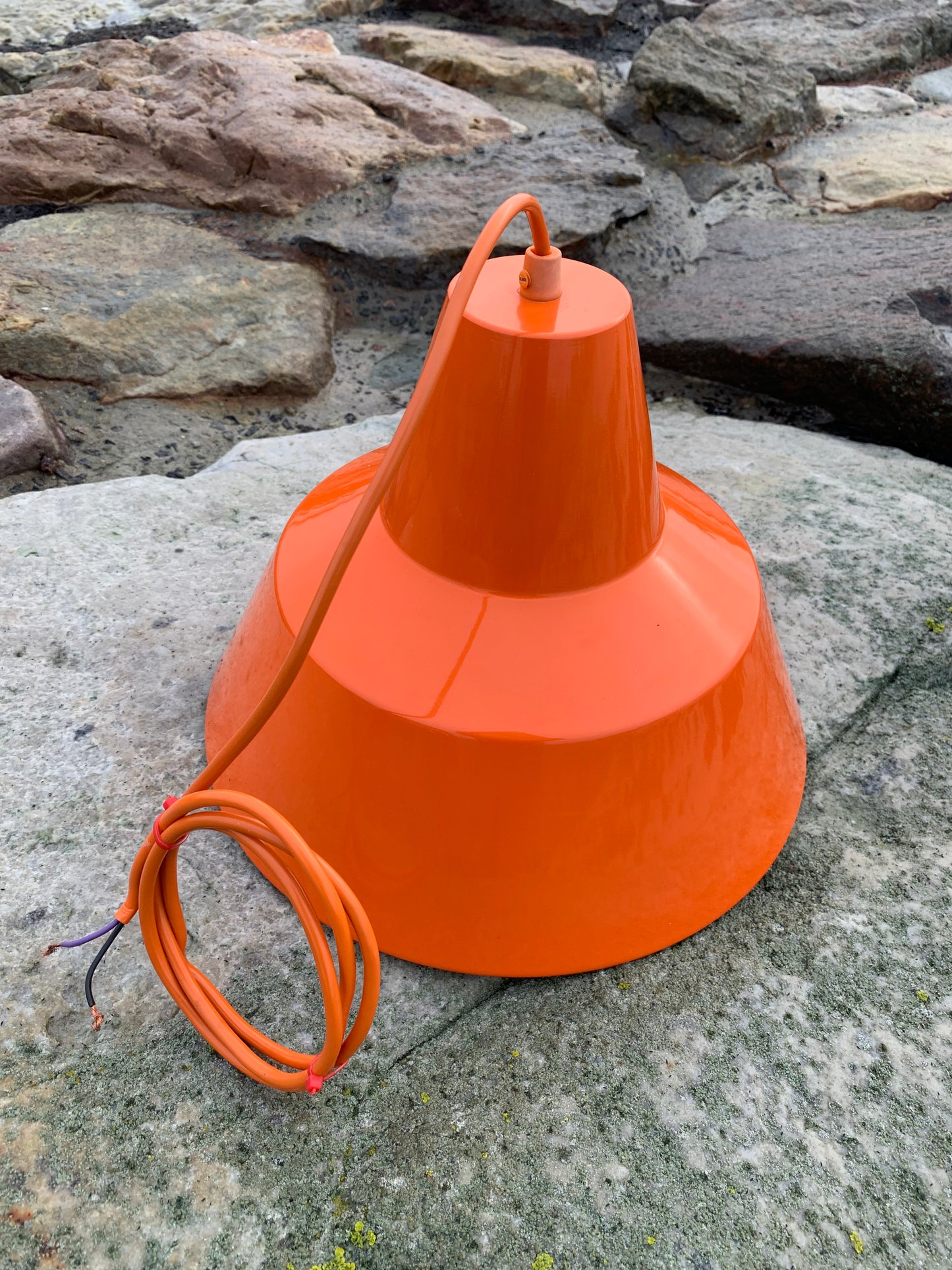 Verkstadslampa - Orange