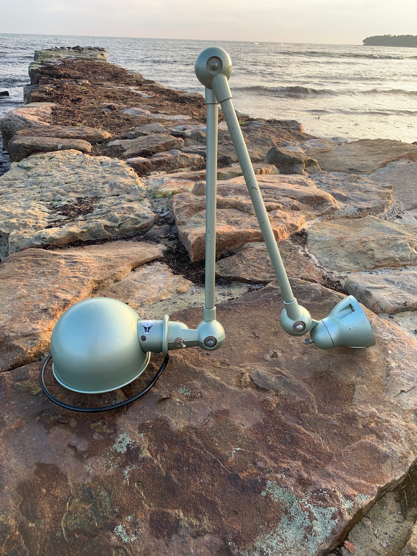 Jieldé vägg-/taklampa med två armar - Grön