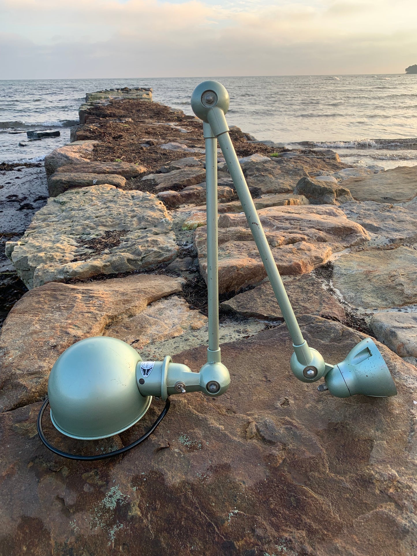 Jieldé vägg-/taklampa med två armar - Grön