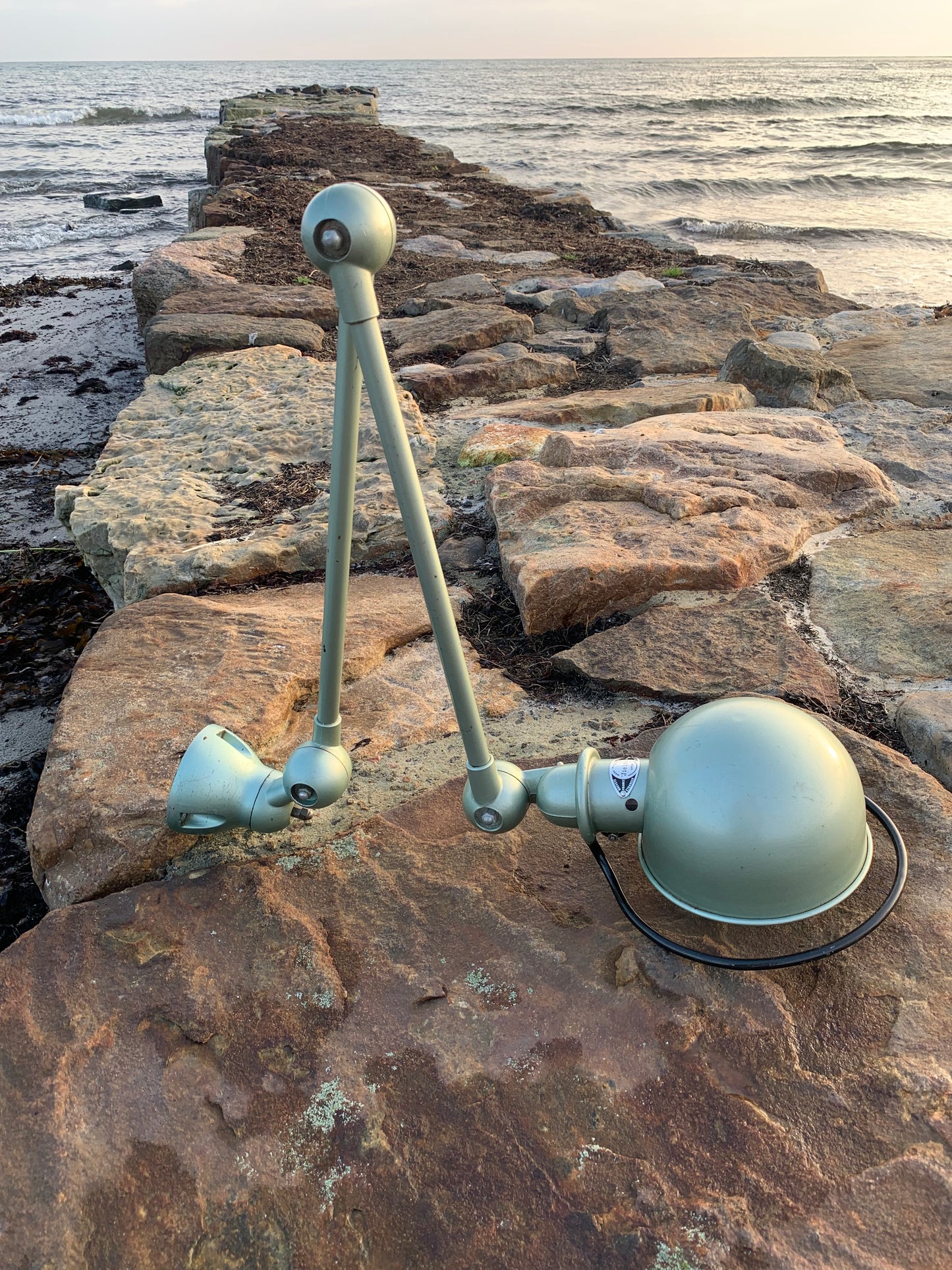 Jieldé vägg-/taklampa med två armar - Grön