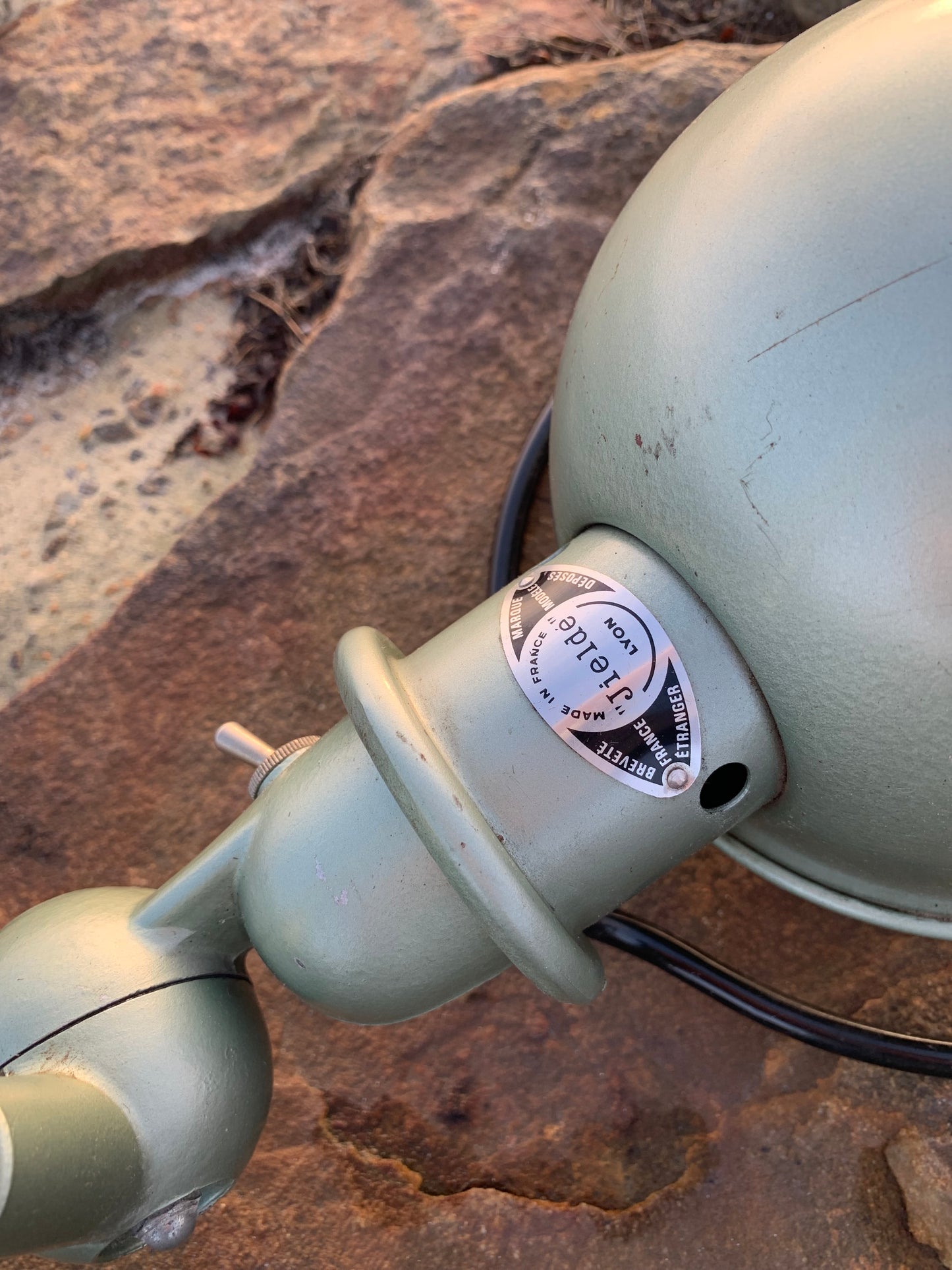 Jieldé vägg-/taklampa med två armar - Grön