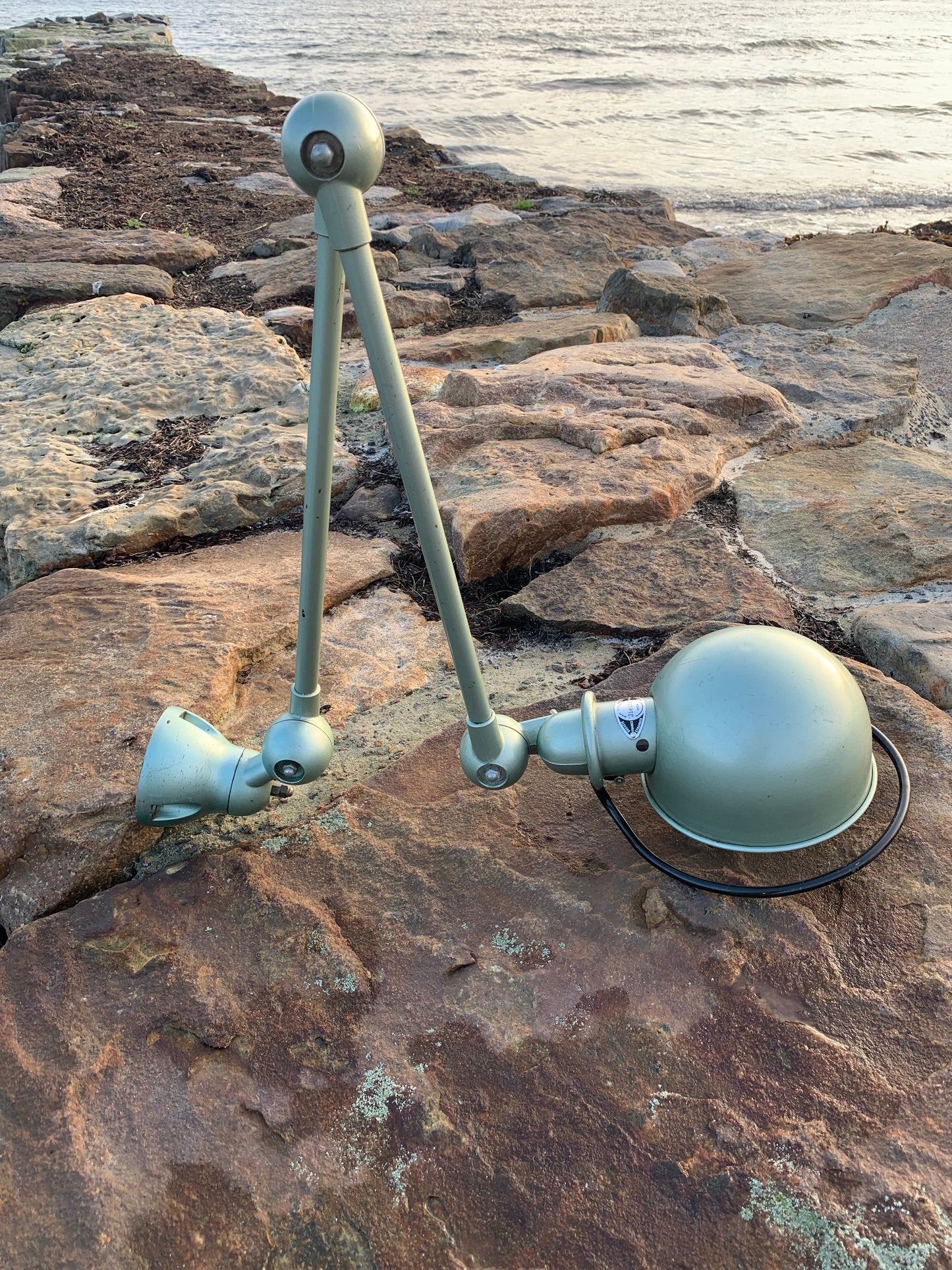 Jieldé vägg-/taklampa med två armar - Grön