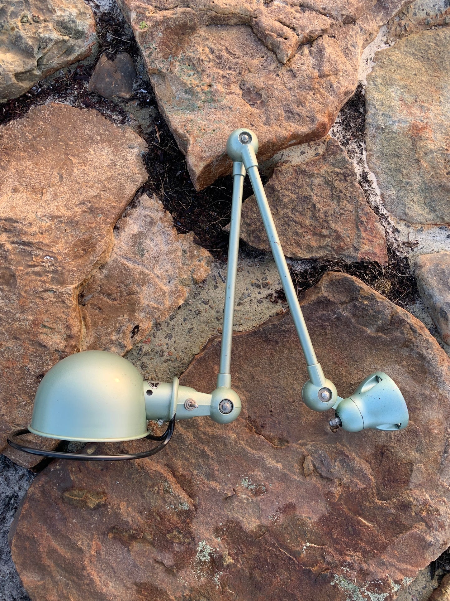 Jieldé vägg-/taklampa med två armar - Grön