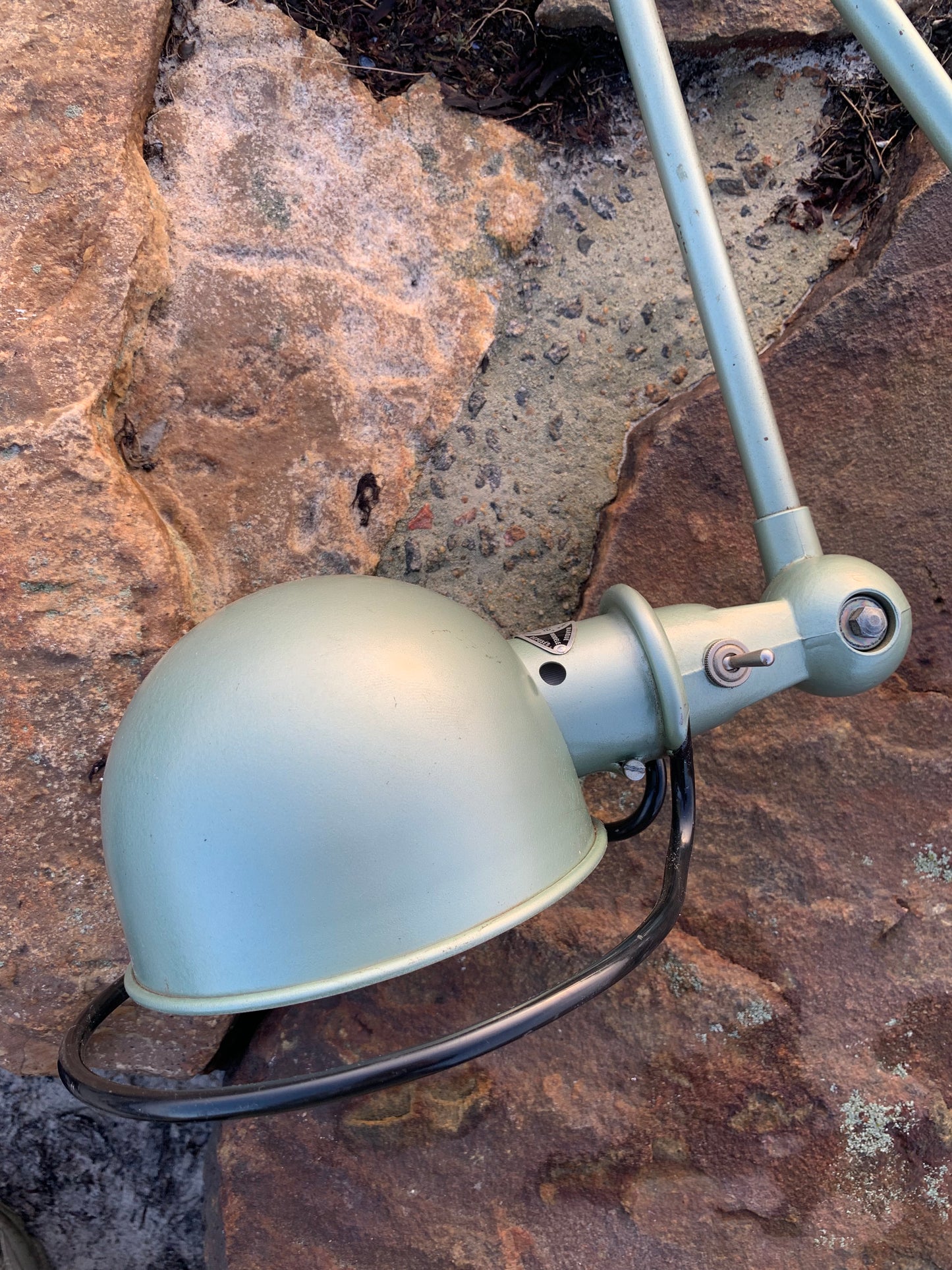 Jieldé vägg-/taklampa med två armar - Grön