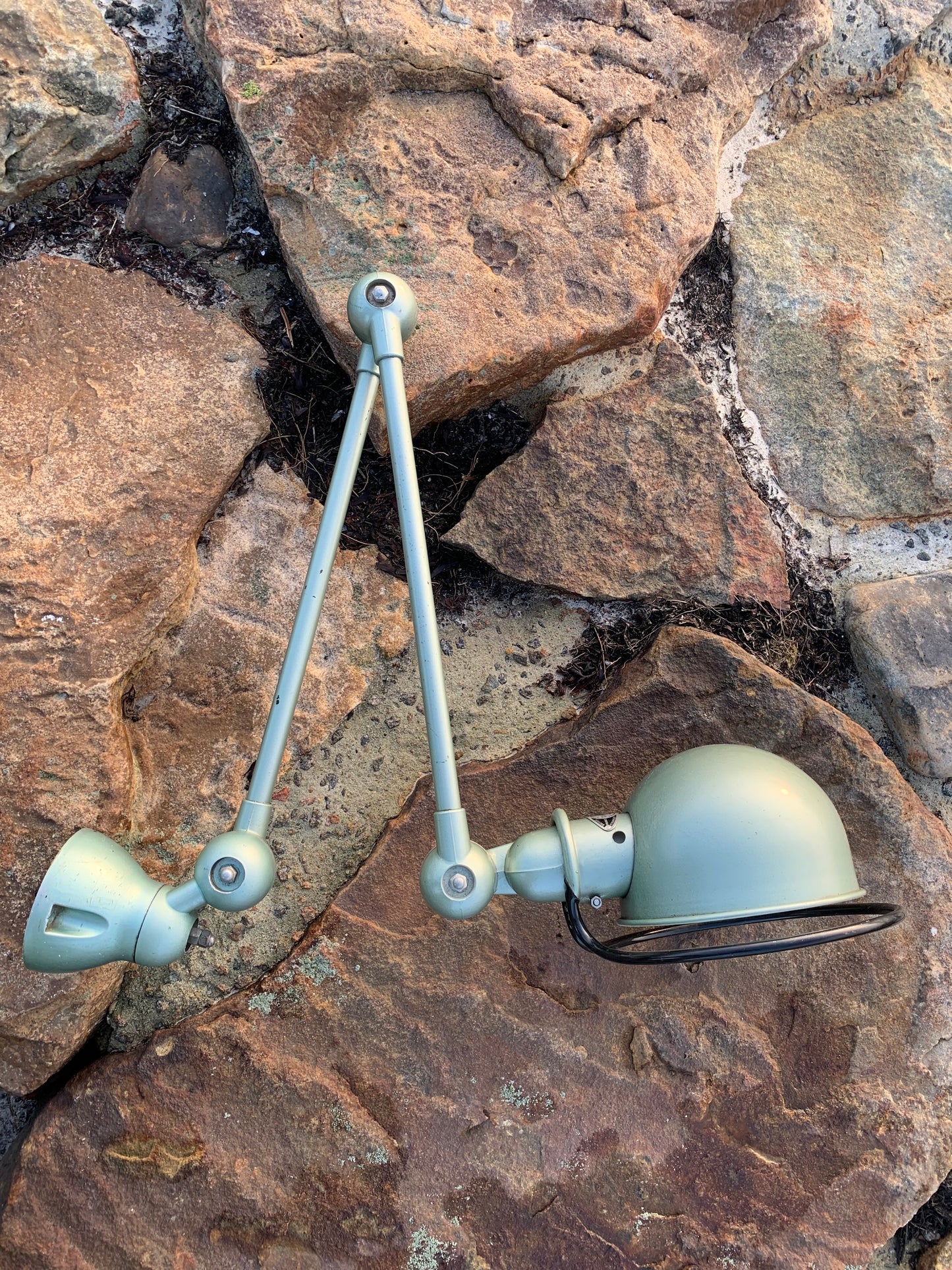 Jieldé vägg-/taklampa med två armar - Grön