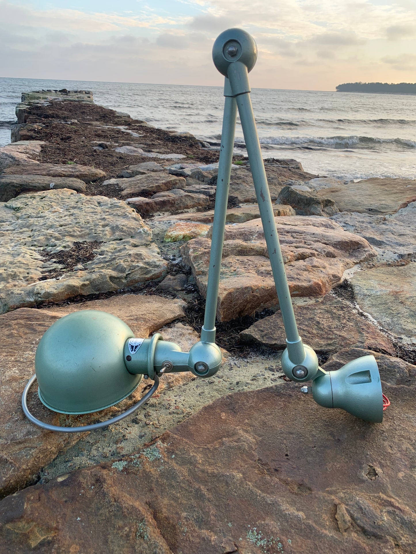 Jieldé vägg-/taklampa med två armar - Grön