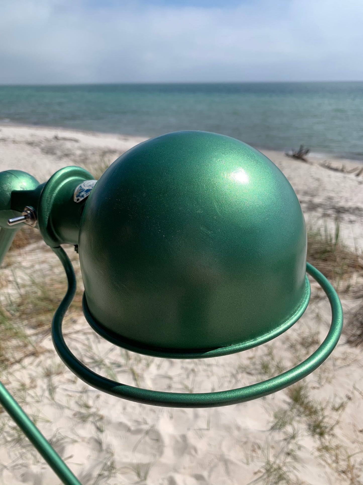 Jieldé lampa med 4 armar - Grön med strömbrytare