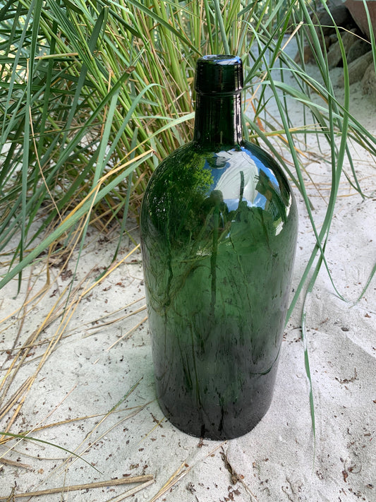 Stor grön flaska